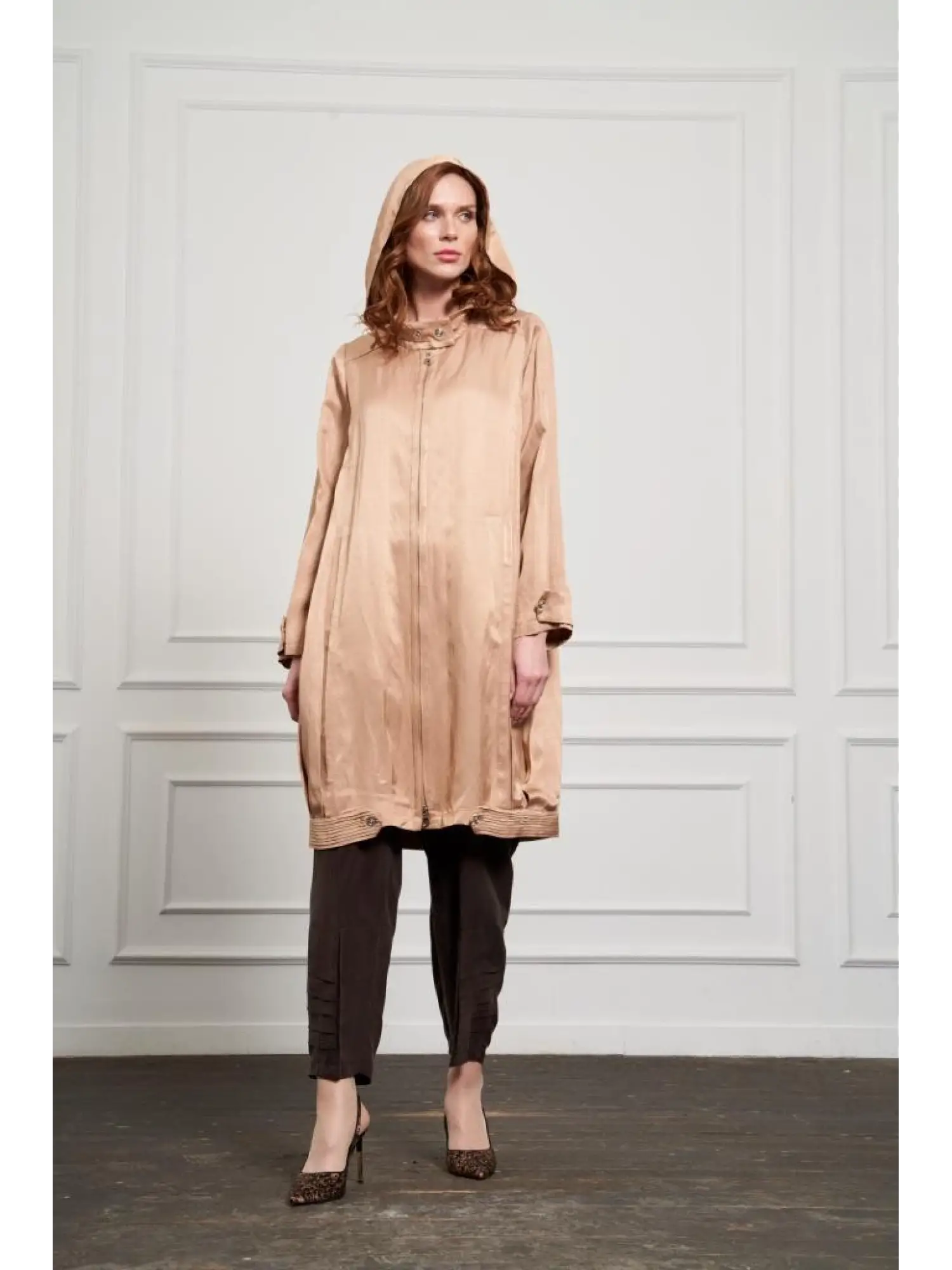 Misswhence Kolları Nervürlü Chanel Keten Kap 37404