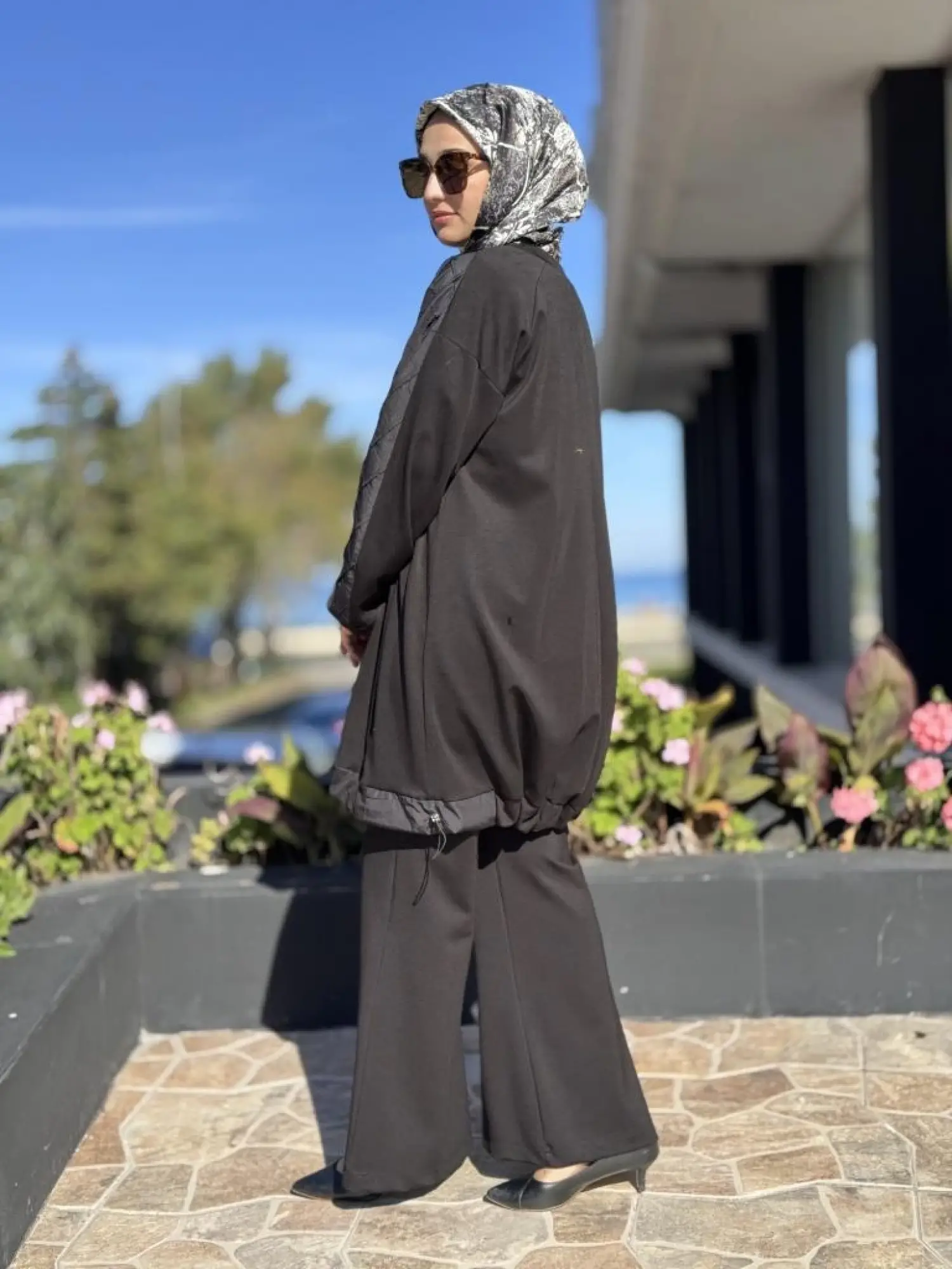 Misswhence Kolu Teknik Kumaş ve Dikiş Detaylı Tunik 38040