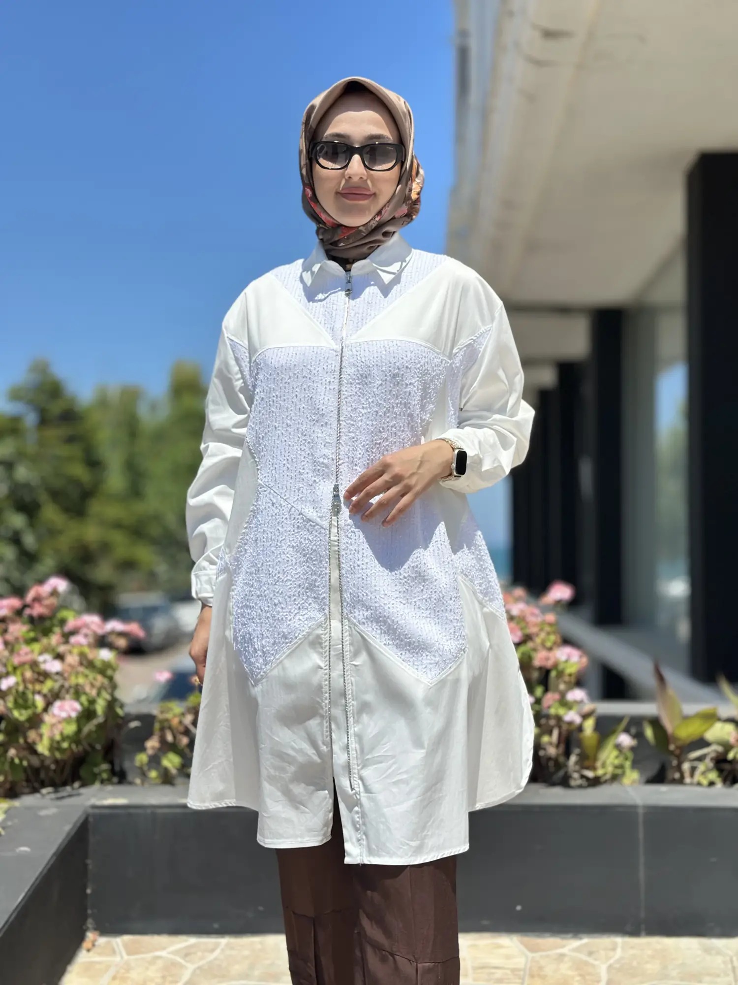 Misswhence Kumaş Ve Payet Detaylı Fermuarlı Kap 39403