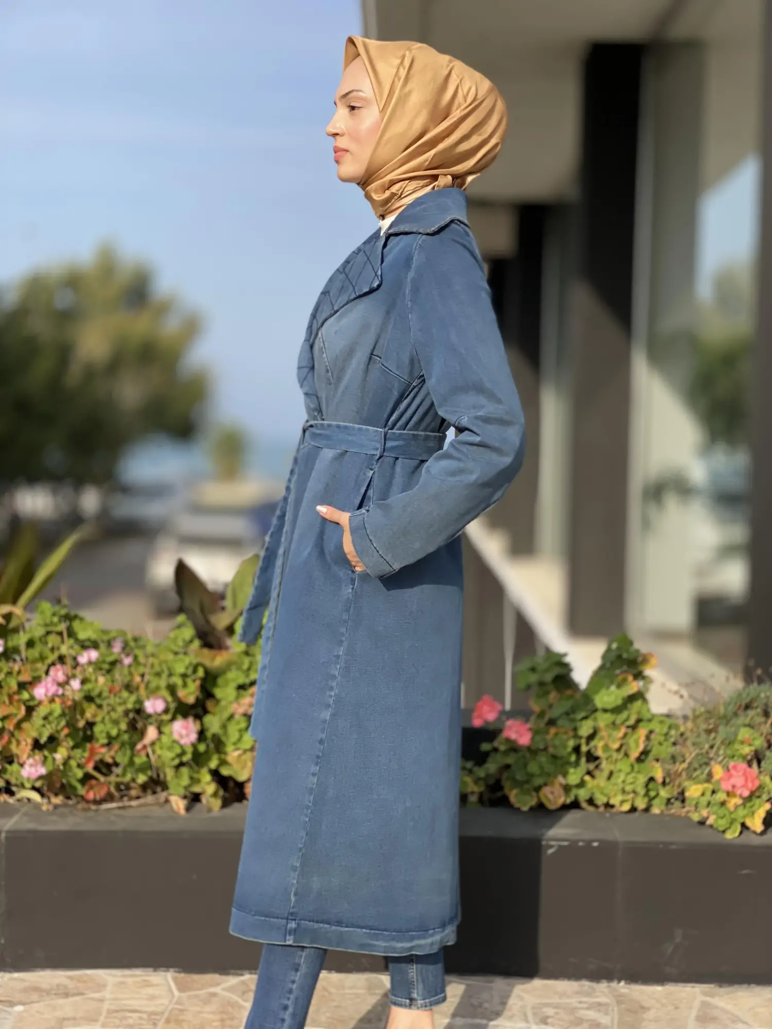 Misswhence Kürklü Kot Pardesü 34511