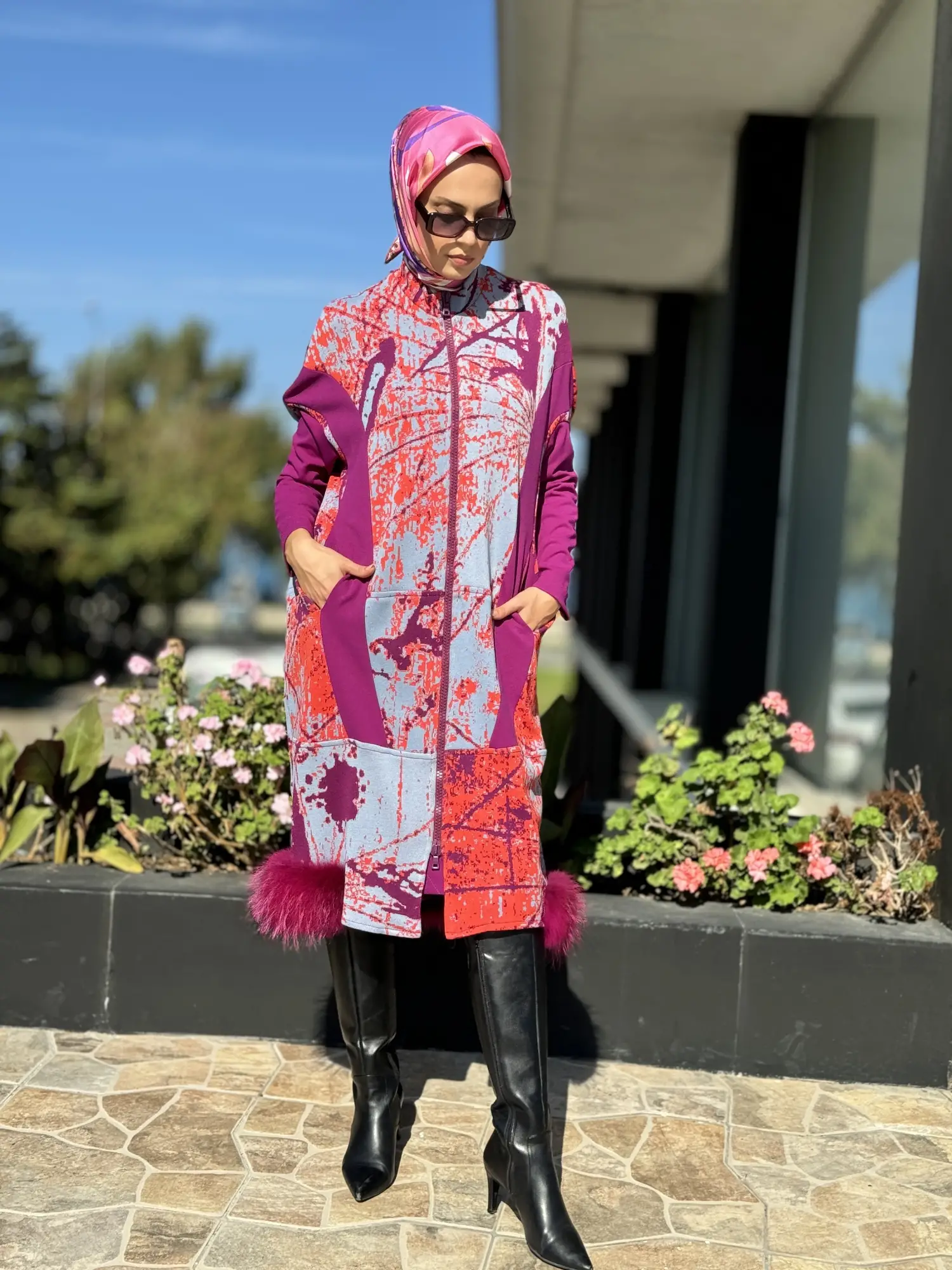 Misswhence Kürklü Triko Kap 36406