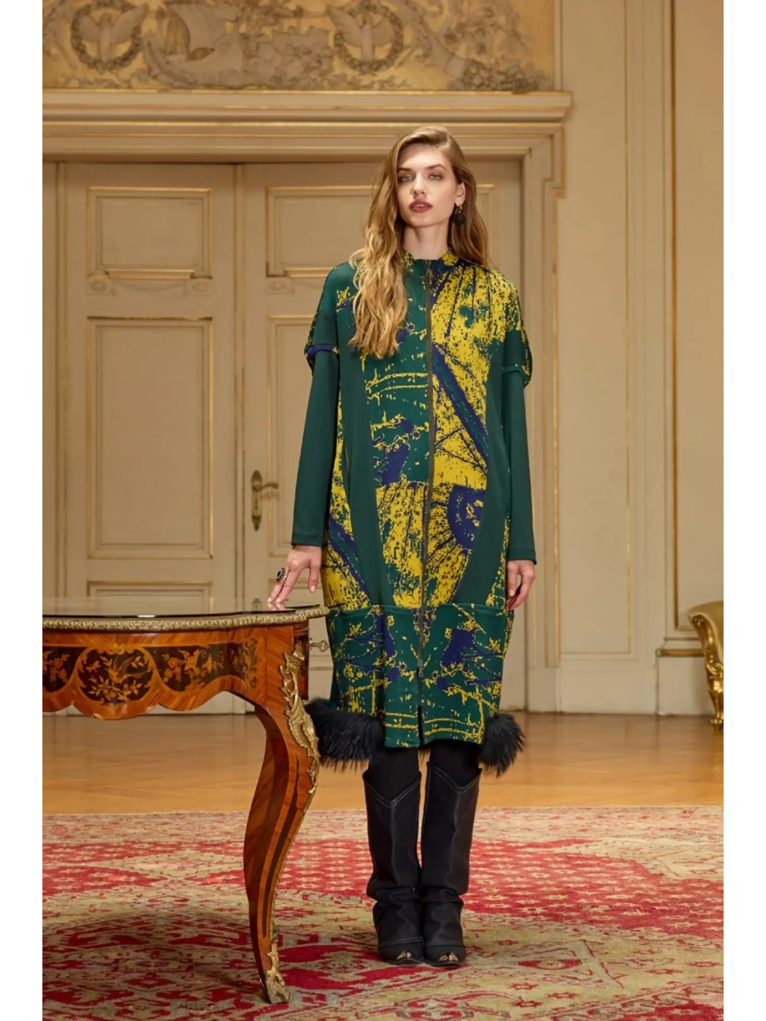 Misswhence Kürklü Triko Kap 36406