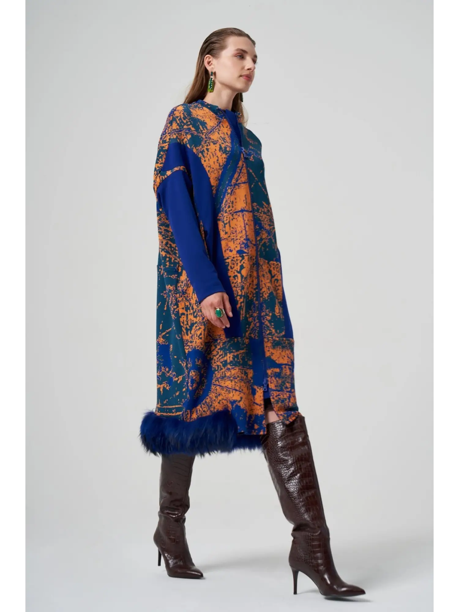 Misswhence Kürklü Triko Kap 36406