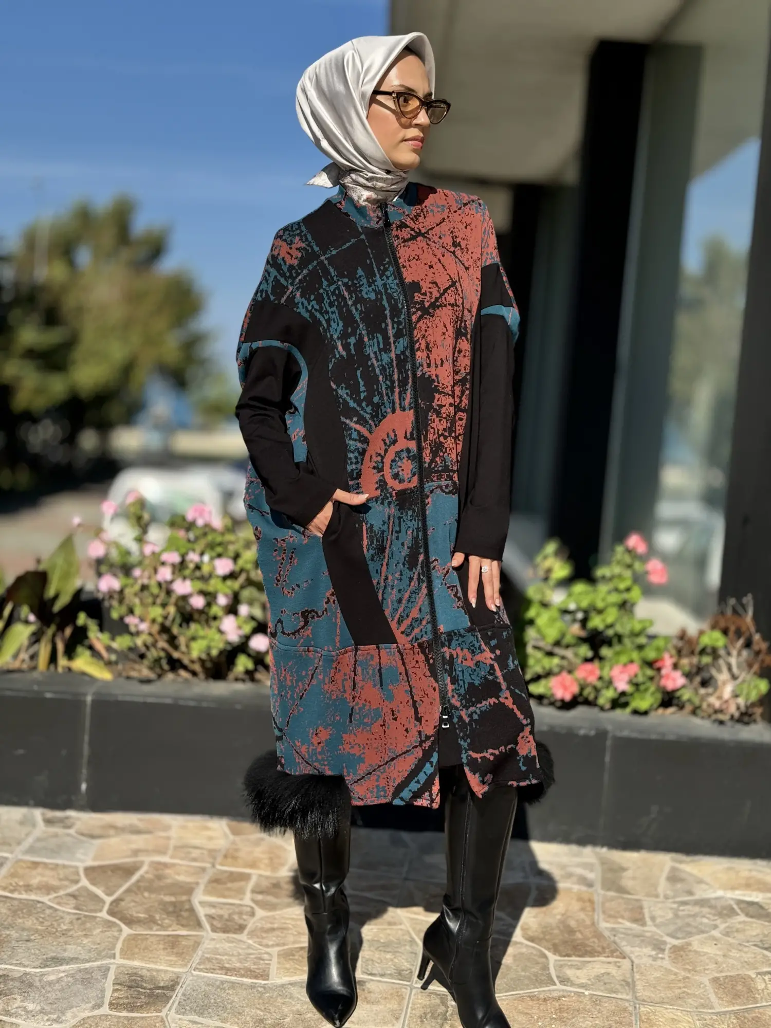 Misswhence Kürklü Triko Kap 36406