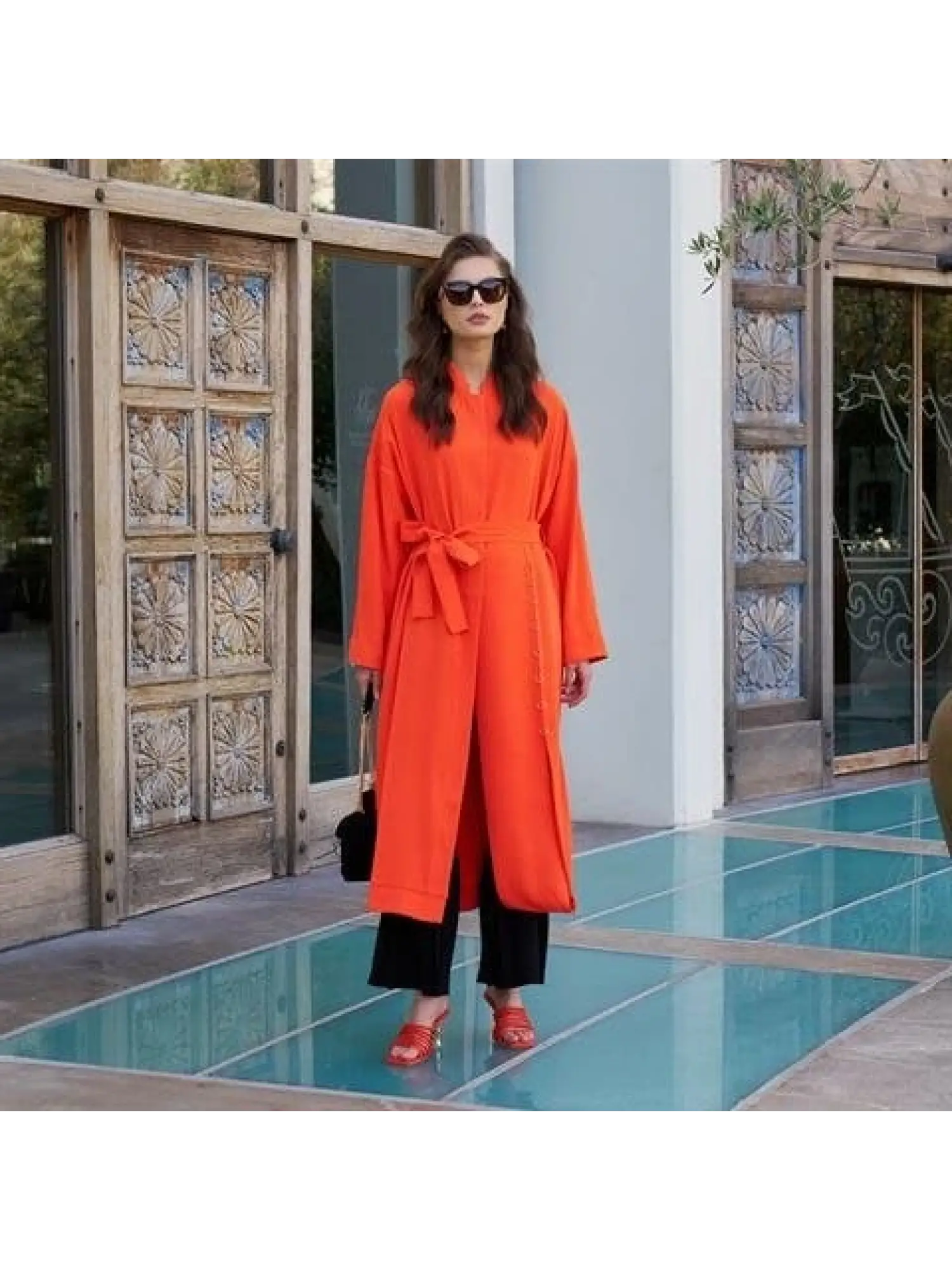 Misswhence Metal Detaylı Pardesü 33504