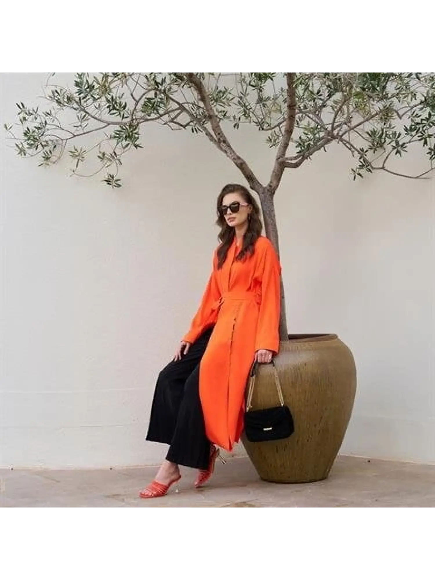 Misswhence Metal Detaylı Pardesü 33504