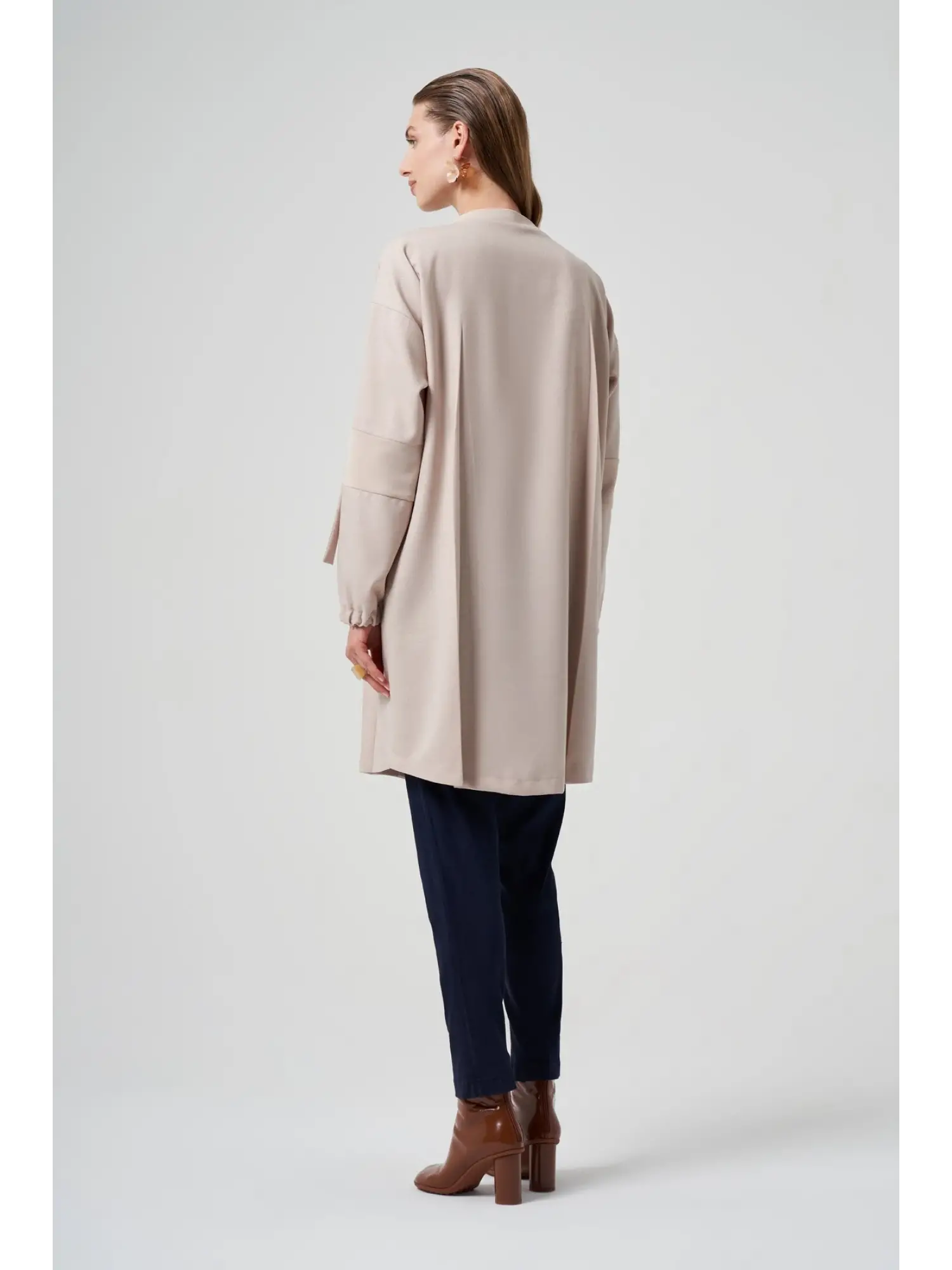 Misswhence Mevsimlik Fermuarlı Gömlek Ceket 36407