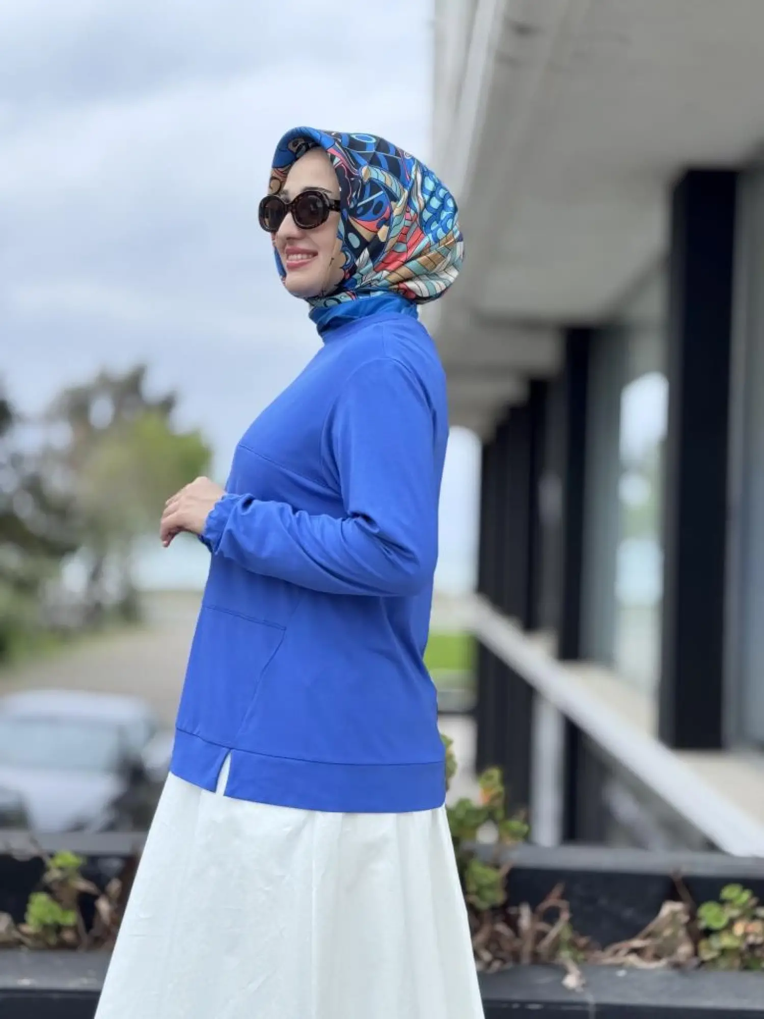 Misswhence Modal Basic Bluz 37030