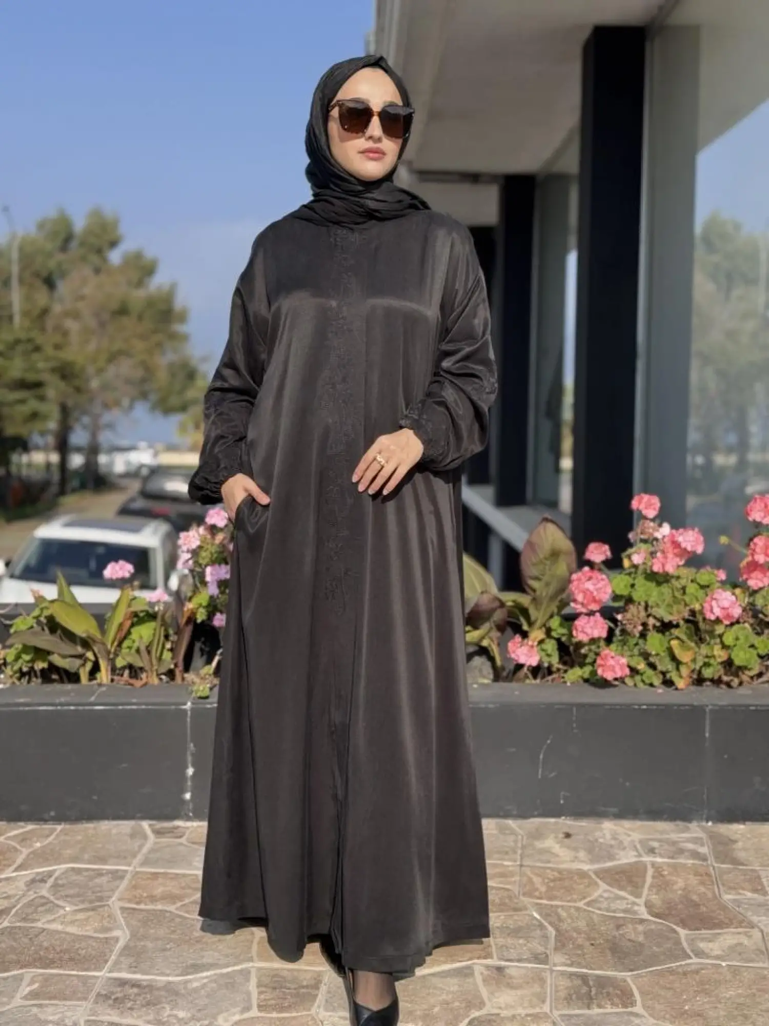 Misswhence Nakış Detaylı Şal Aksesuralı Pardesü 38514