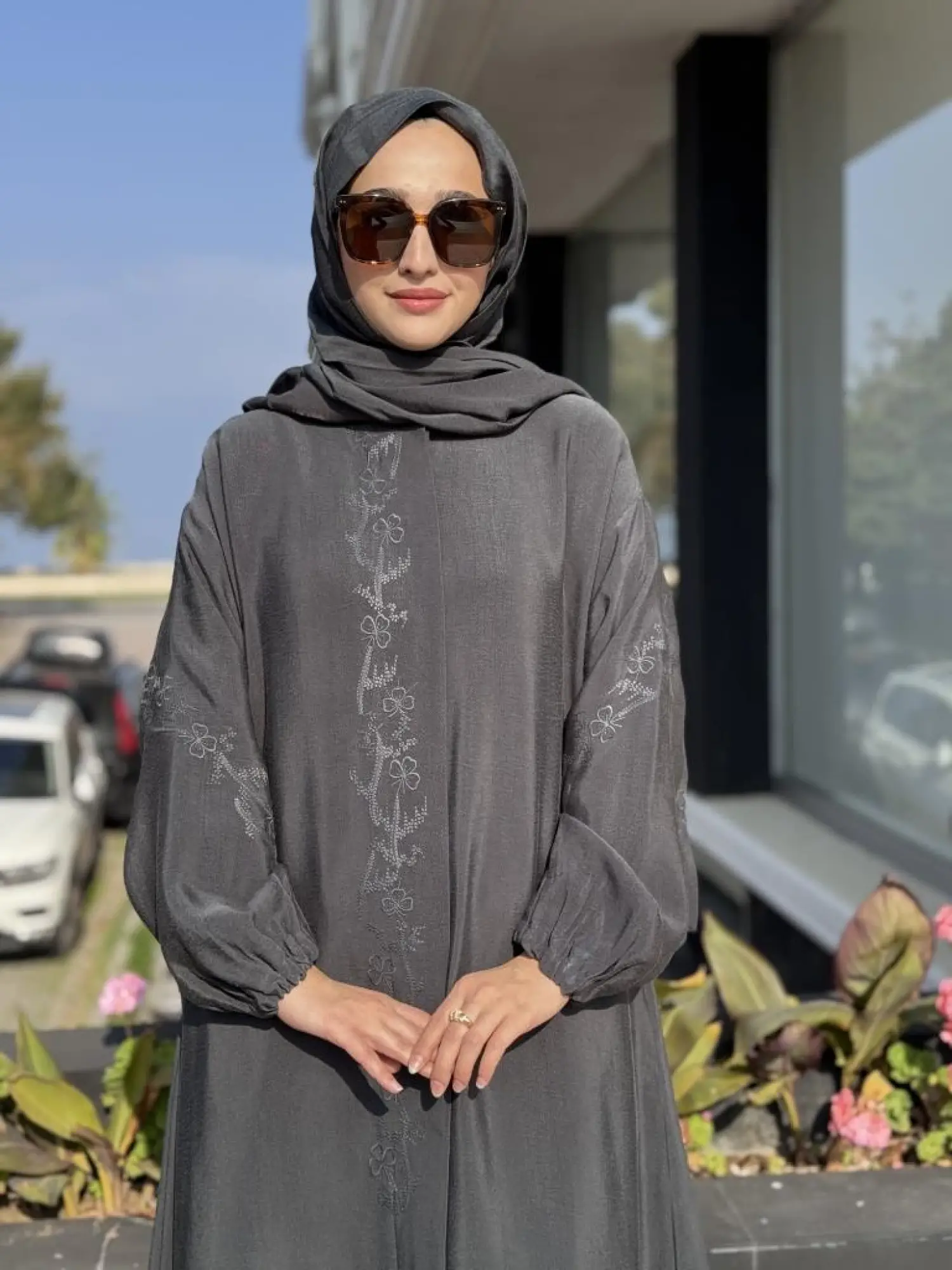 Misswhence Nakış Detaylı Şal Aksesuralı Pardesü 38514