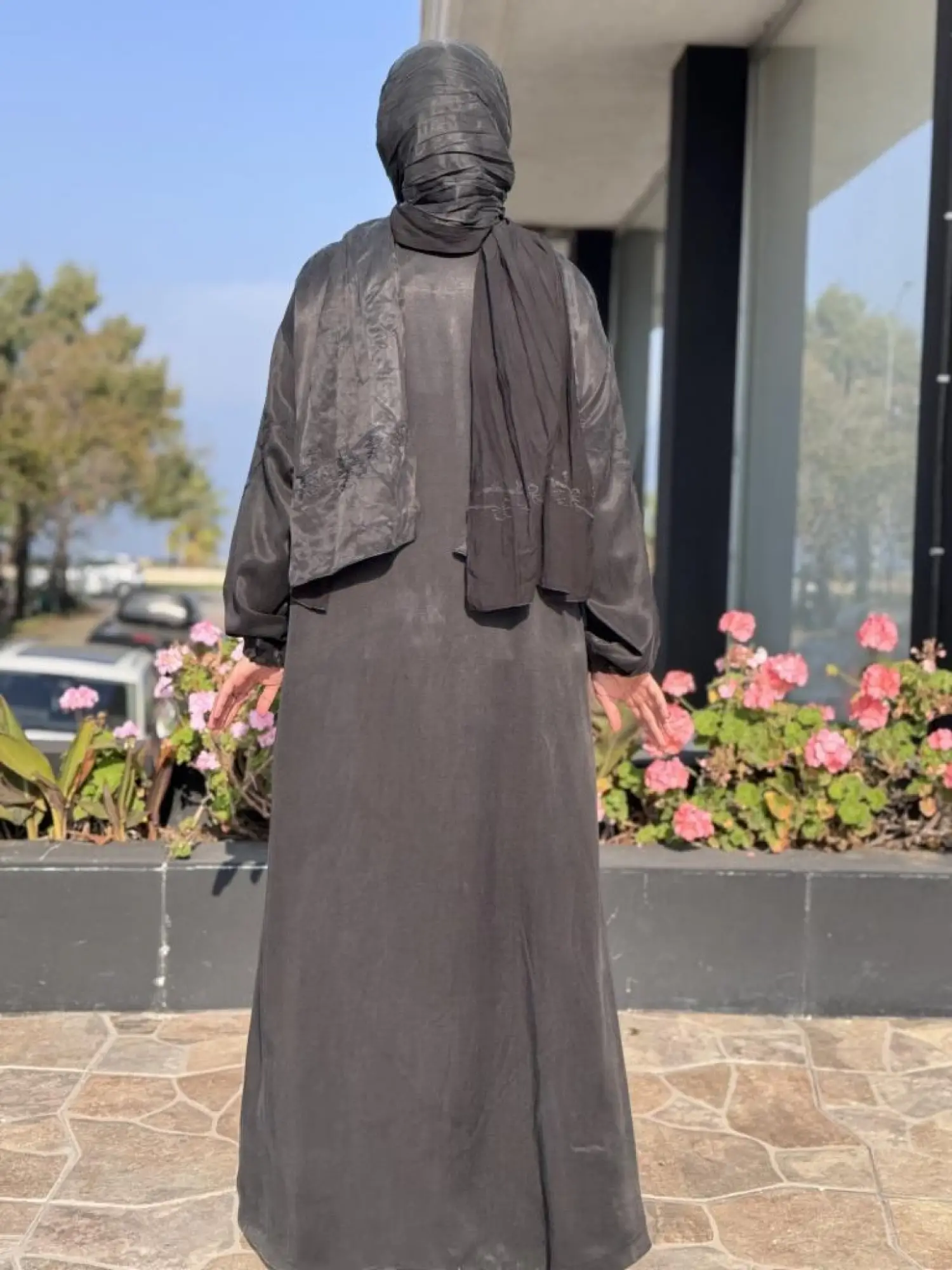 Misswhence Nakış Detaylı Şal Aksesuralı Pardesü 38514