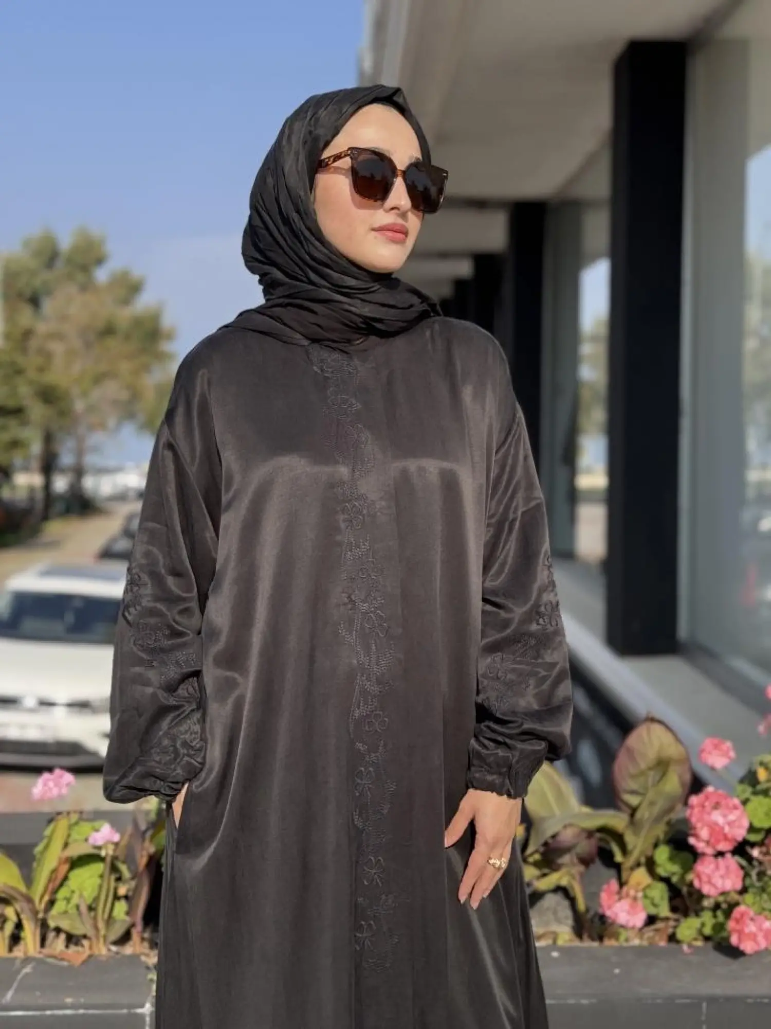 Misswhence Nakış Detaylı Şal Aksesuralı Pardesü 38514