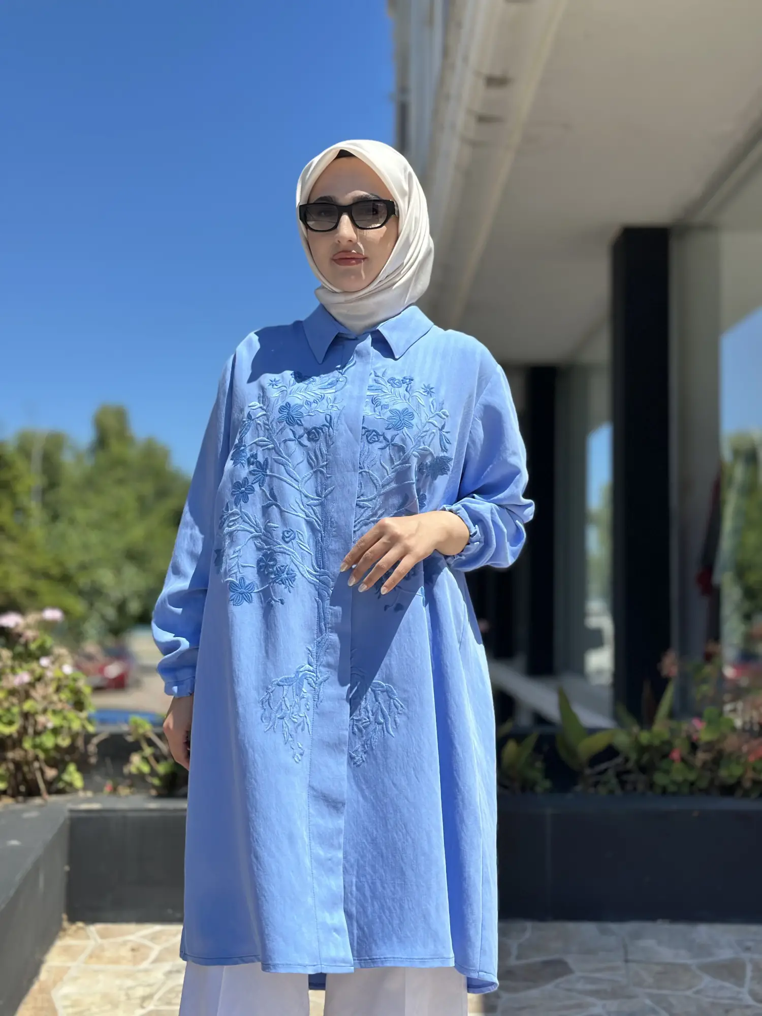 Misswhence Nakış Detaylı Tensel Kap/Gömlek 39308