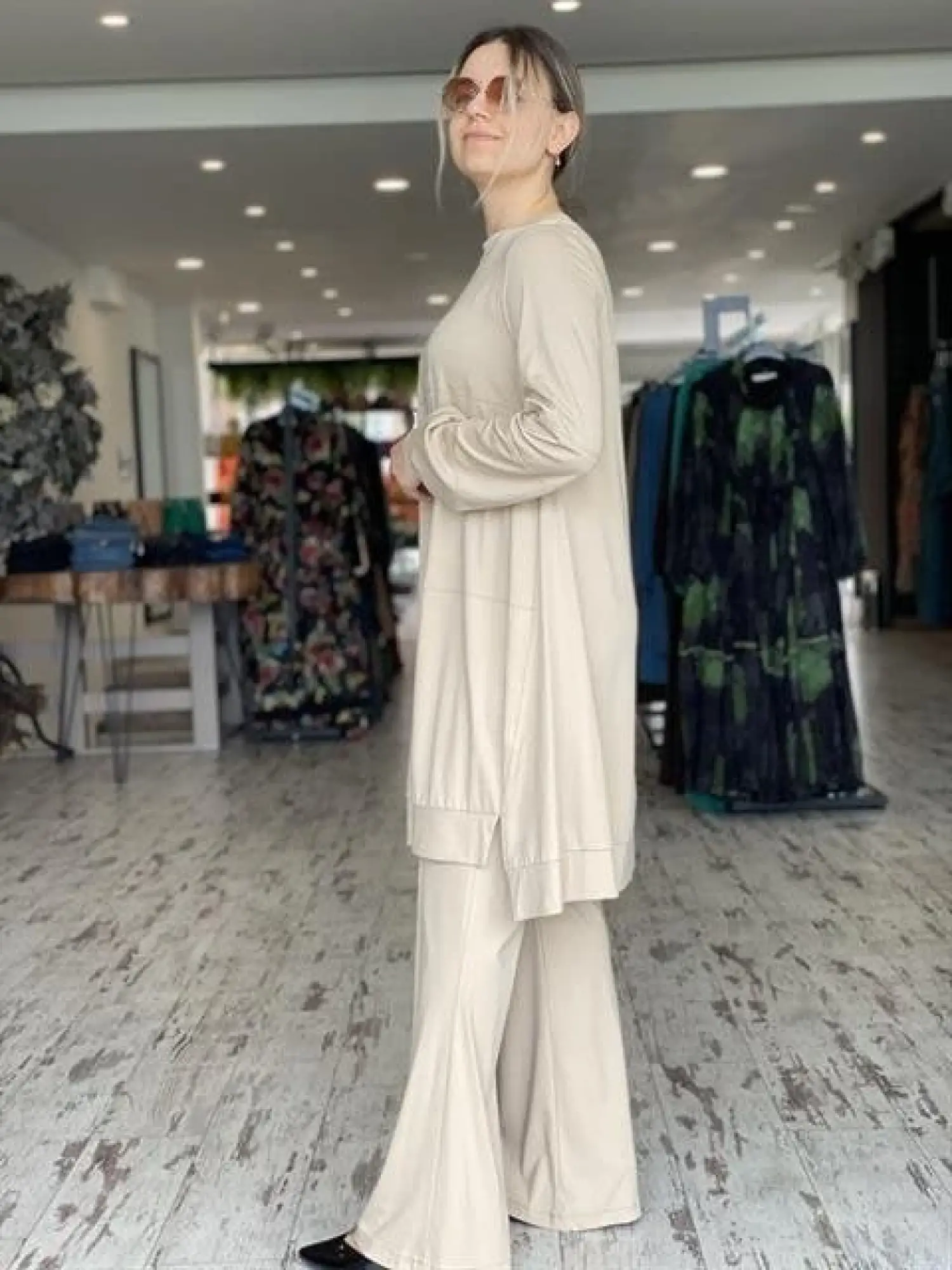 Misswhence Önü Dikişli Bambu Pantolon 33100