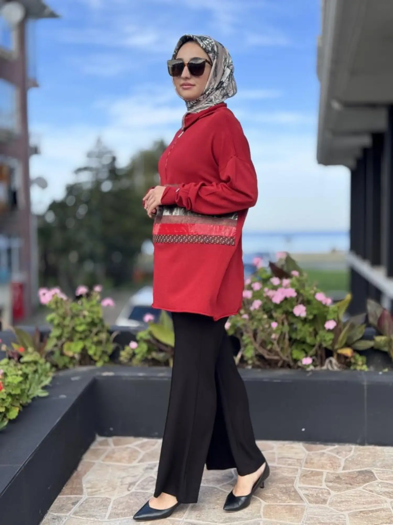 Misswhence Önü Nervür Detaylı Örme Pantolon 38105