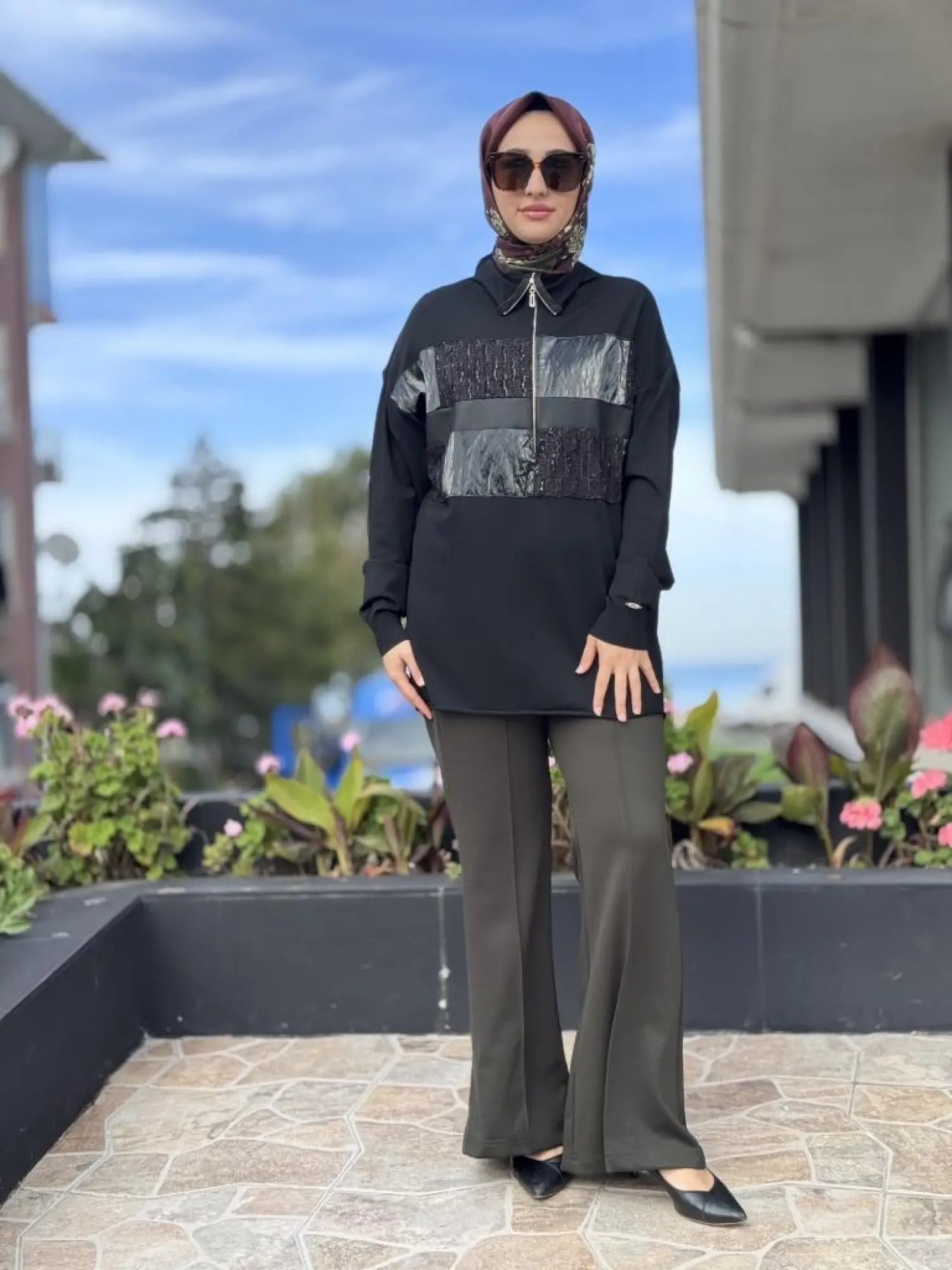 Misswhence Önü Nervür Detaylı Örme Pantolon 38105