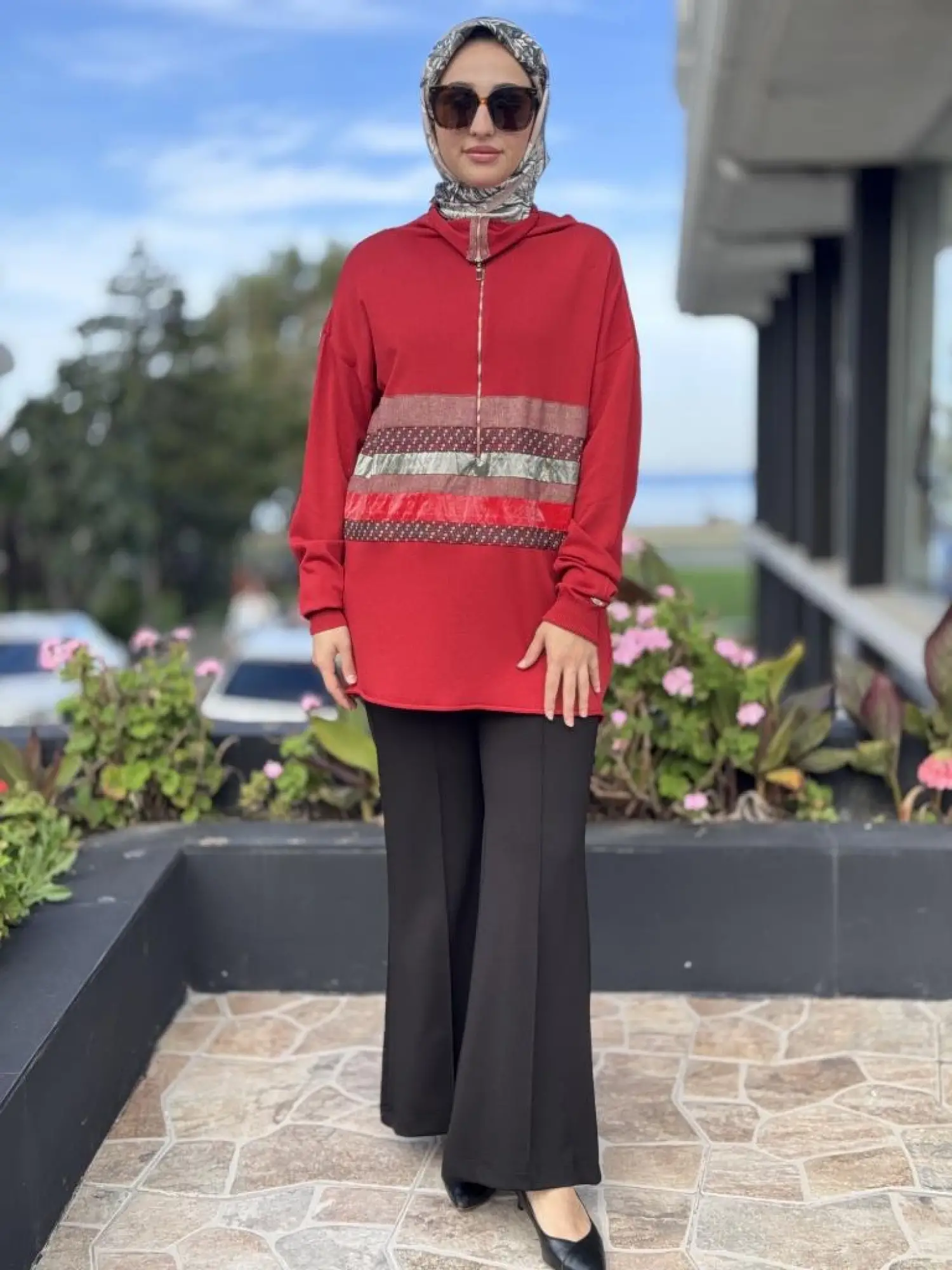 Misswhence Önü Nervür Detaylı Örme Pantolon 38105