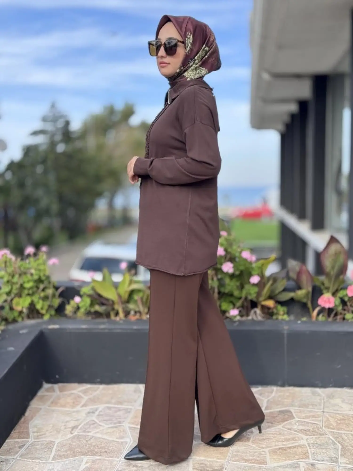 Misswhence Önü Nervür Detaylı Örme Pantolon 38105