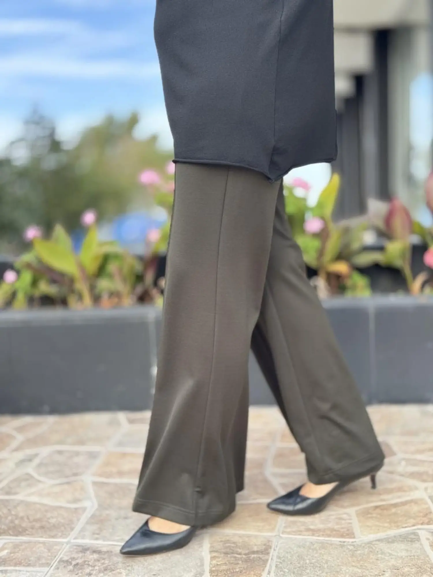 Misswhence Önü Nervür Detaylı Örme Pantolon 38105