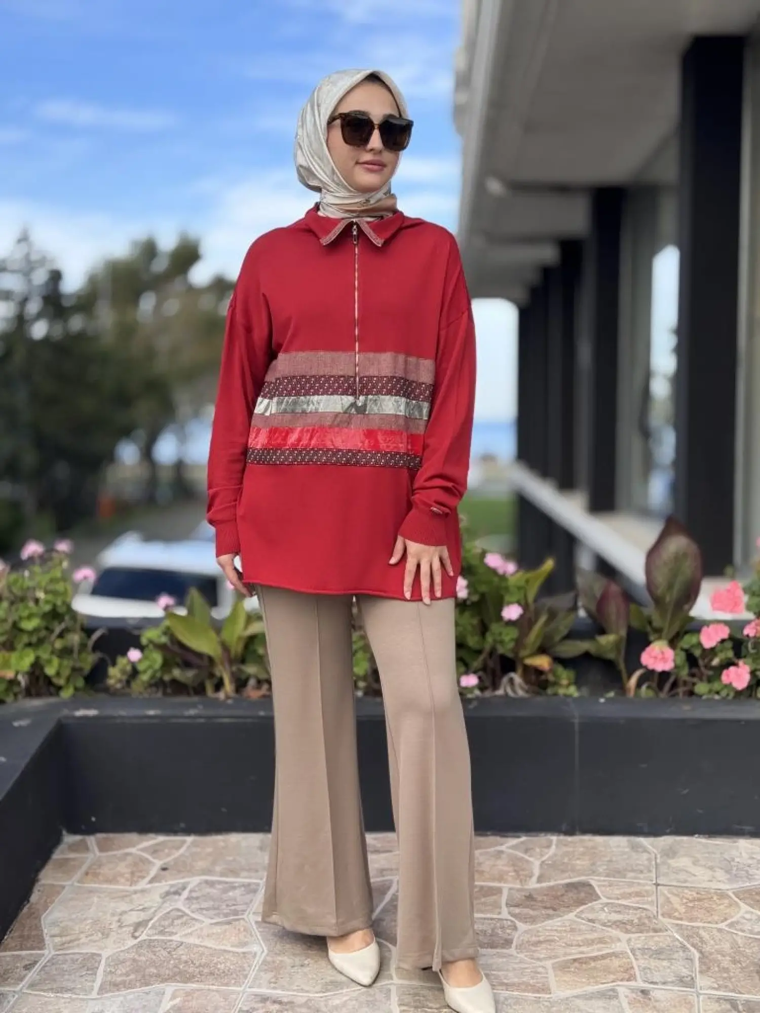 Misswhence Önü Nervür Detaylı Örme Pantolon 38105