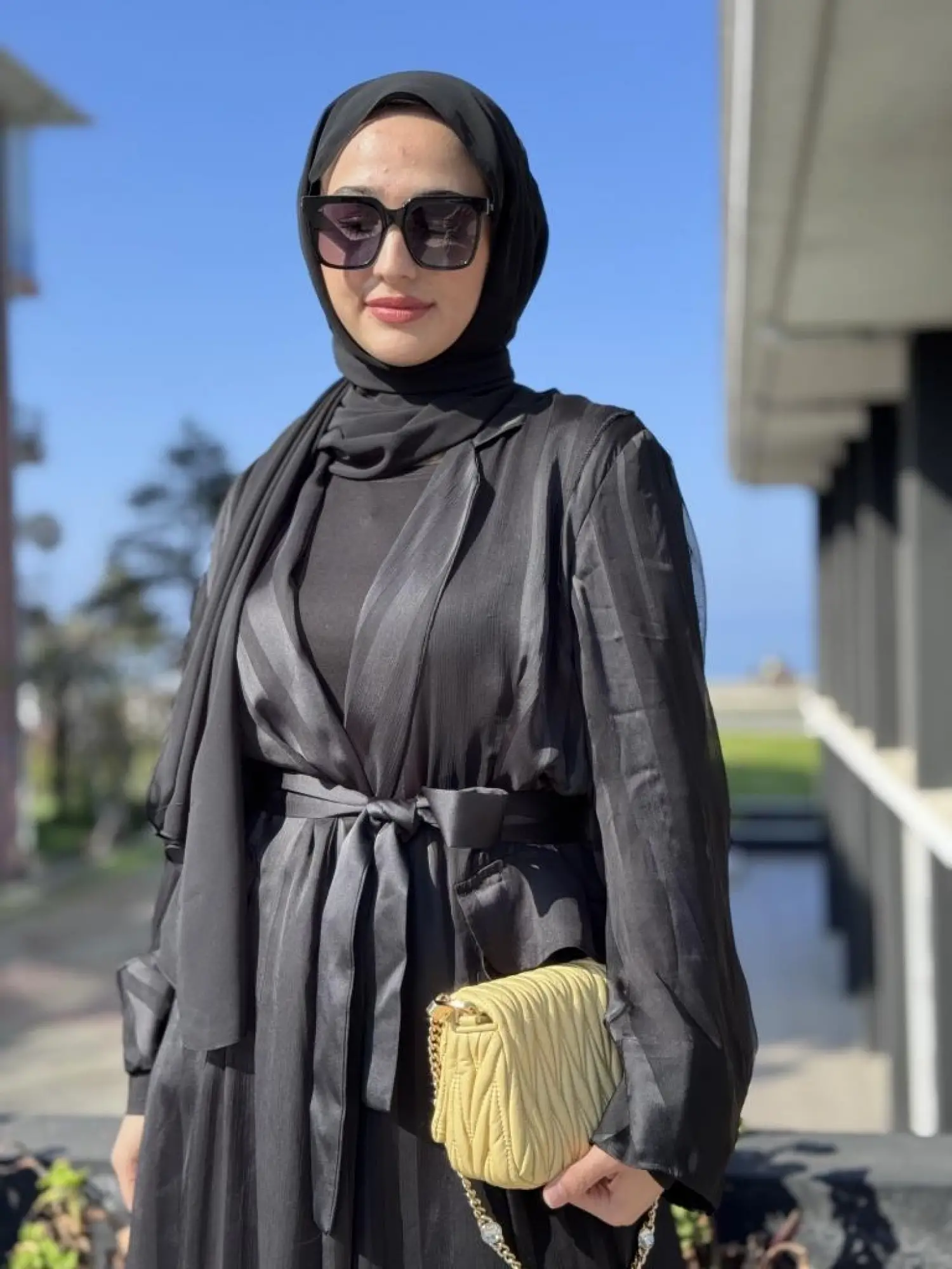 Misswhence Organze Detaylı Kap Elbise Takım 37812