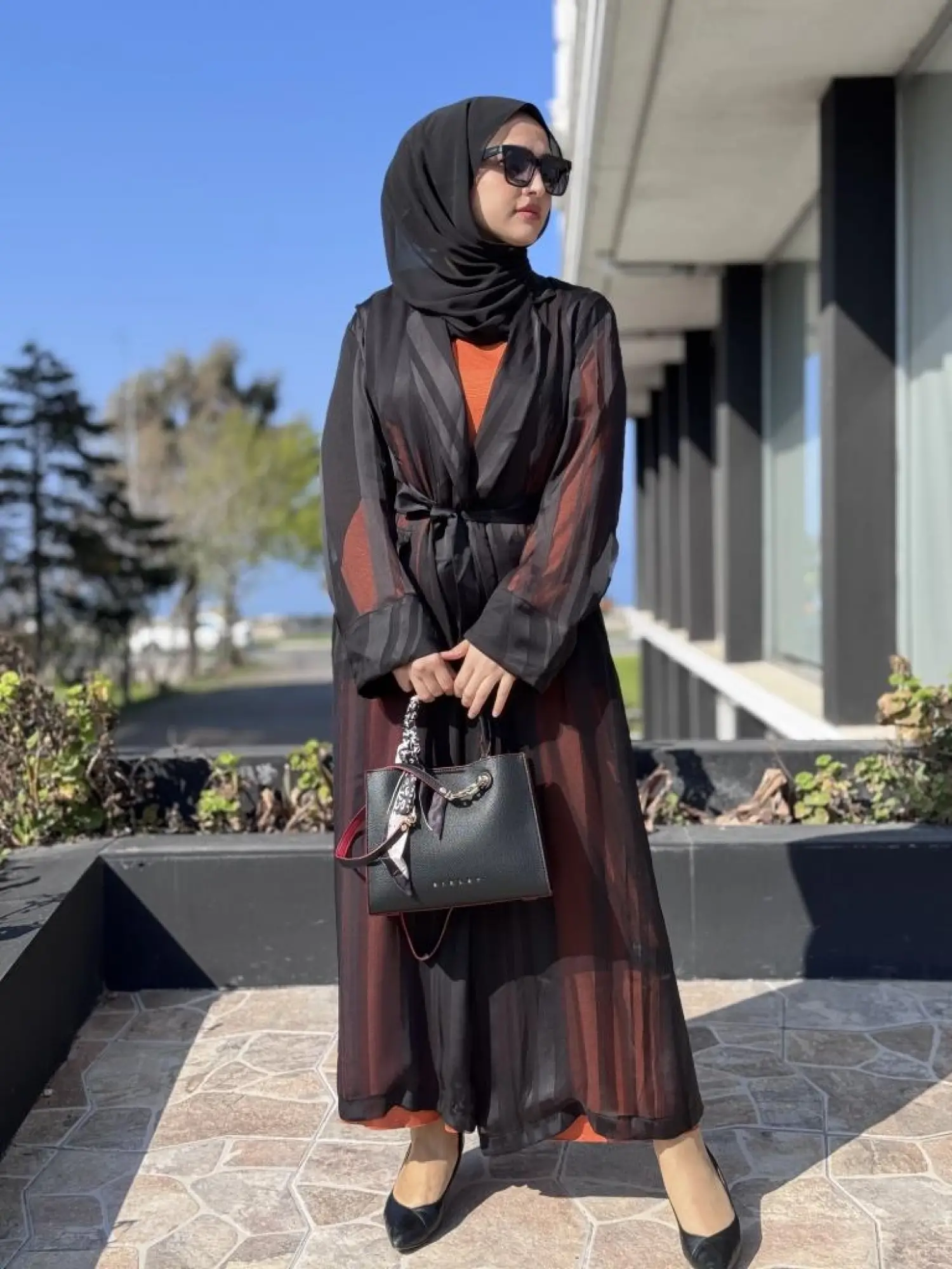 Misswhence Organze Detaylı Kap Elbise Takım 37812