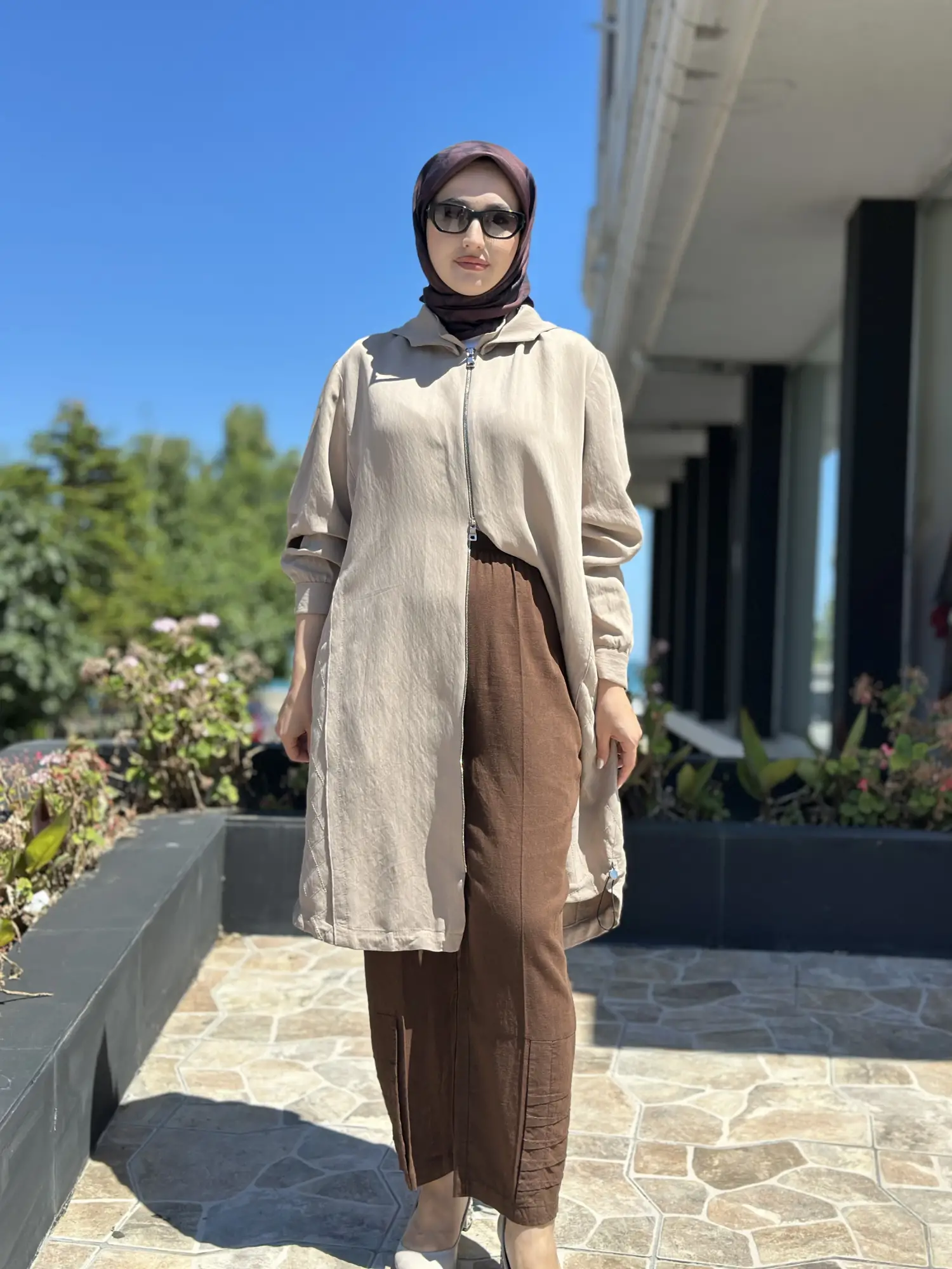 Misswhence Paça Detaylı Keten Pantolon 39121N