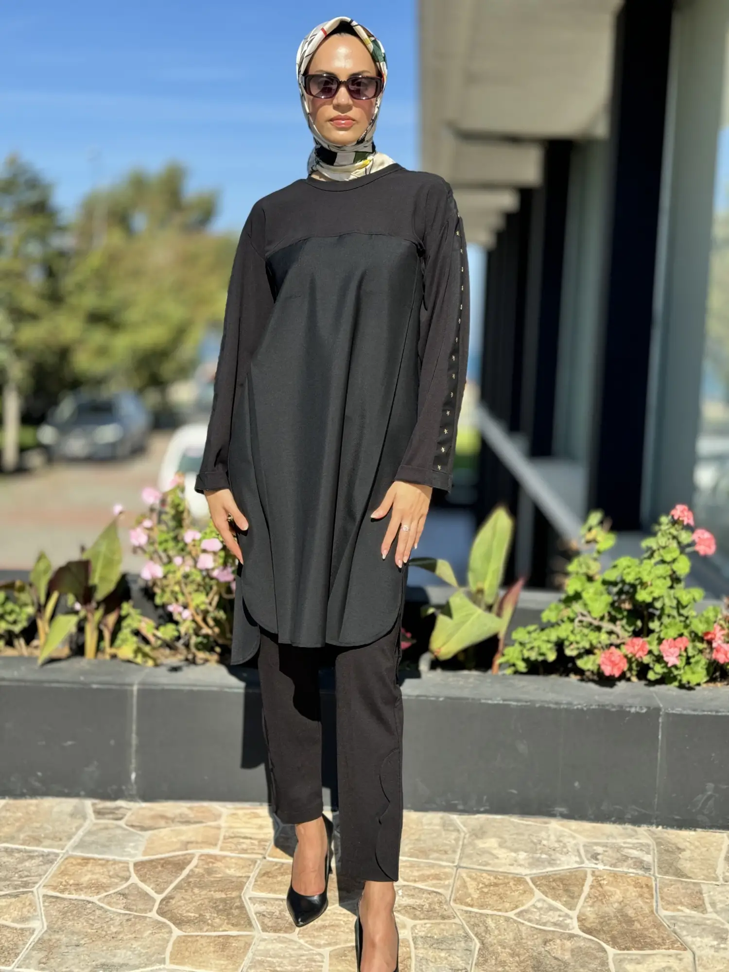 Misswhence Paça Detaylı Viscon Kalem Pantolon 36111