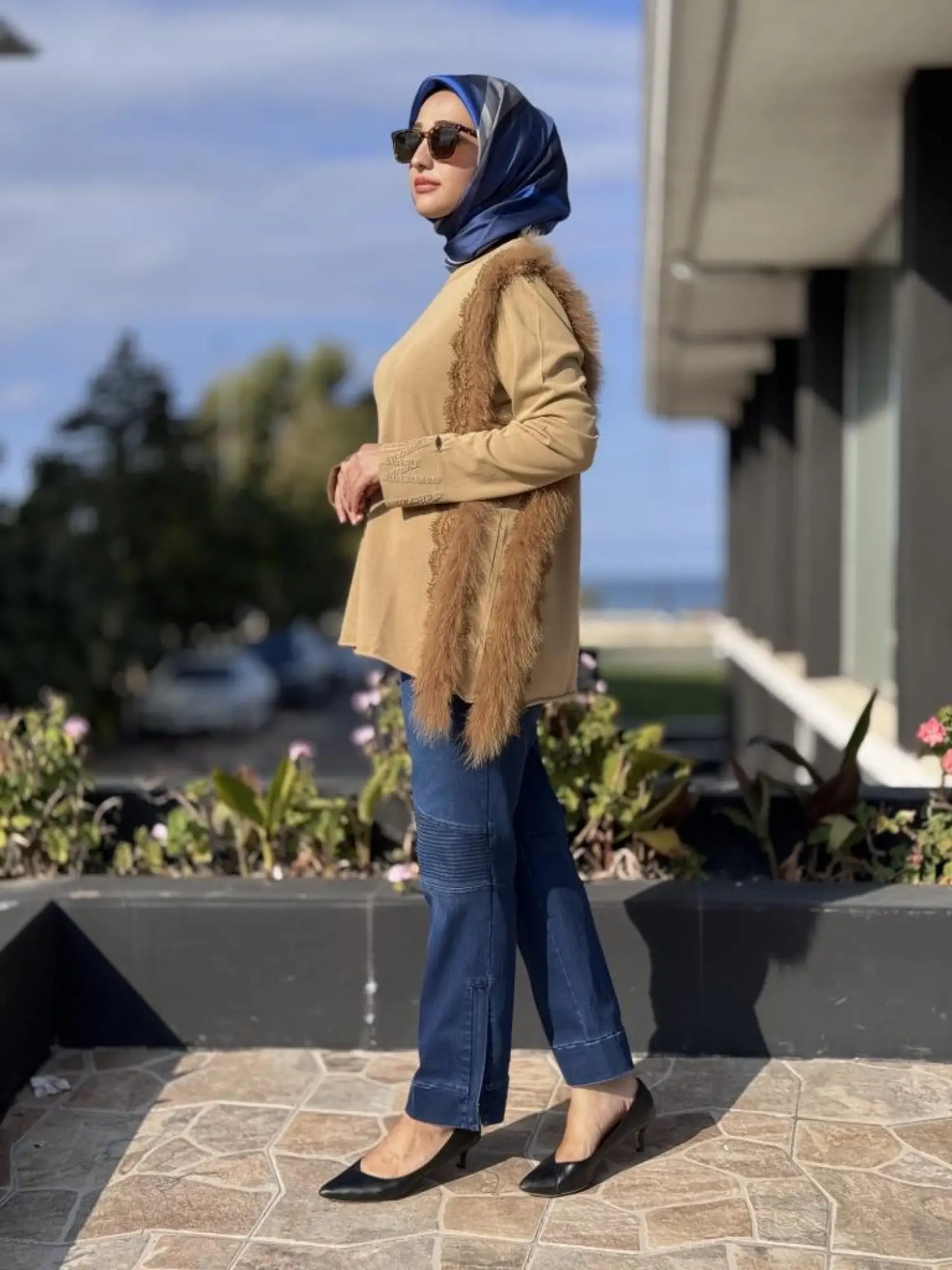 Misswhence Paçası Fermuar ve Dikiş Detaylı Kot Pantolon 38117