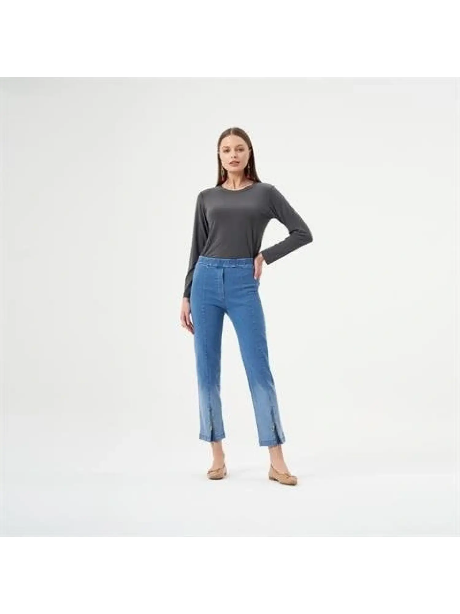 MİSSWHENCE PAÇASI ÖNDEN FERMUARLI KOT PANTOLON 33102