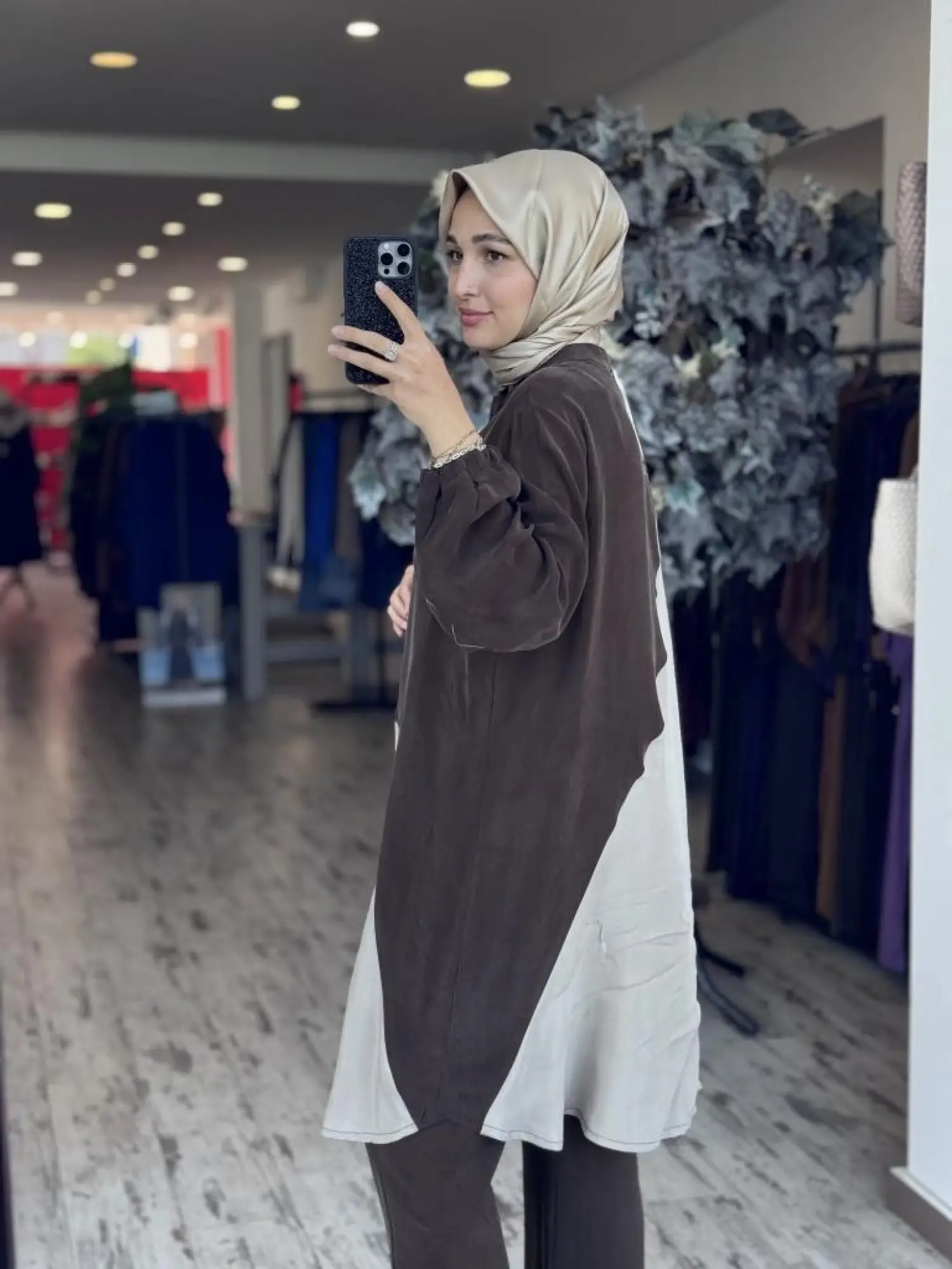 Misswhence Parça Detaylı Çıtçıtlı Cupra İpek Gömlek/Kap 37315