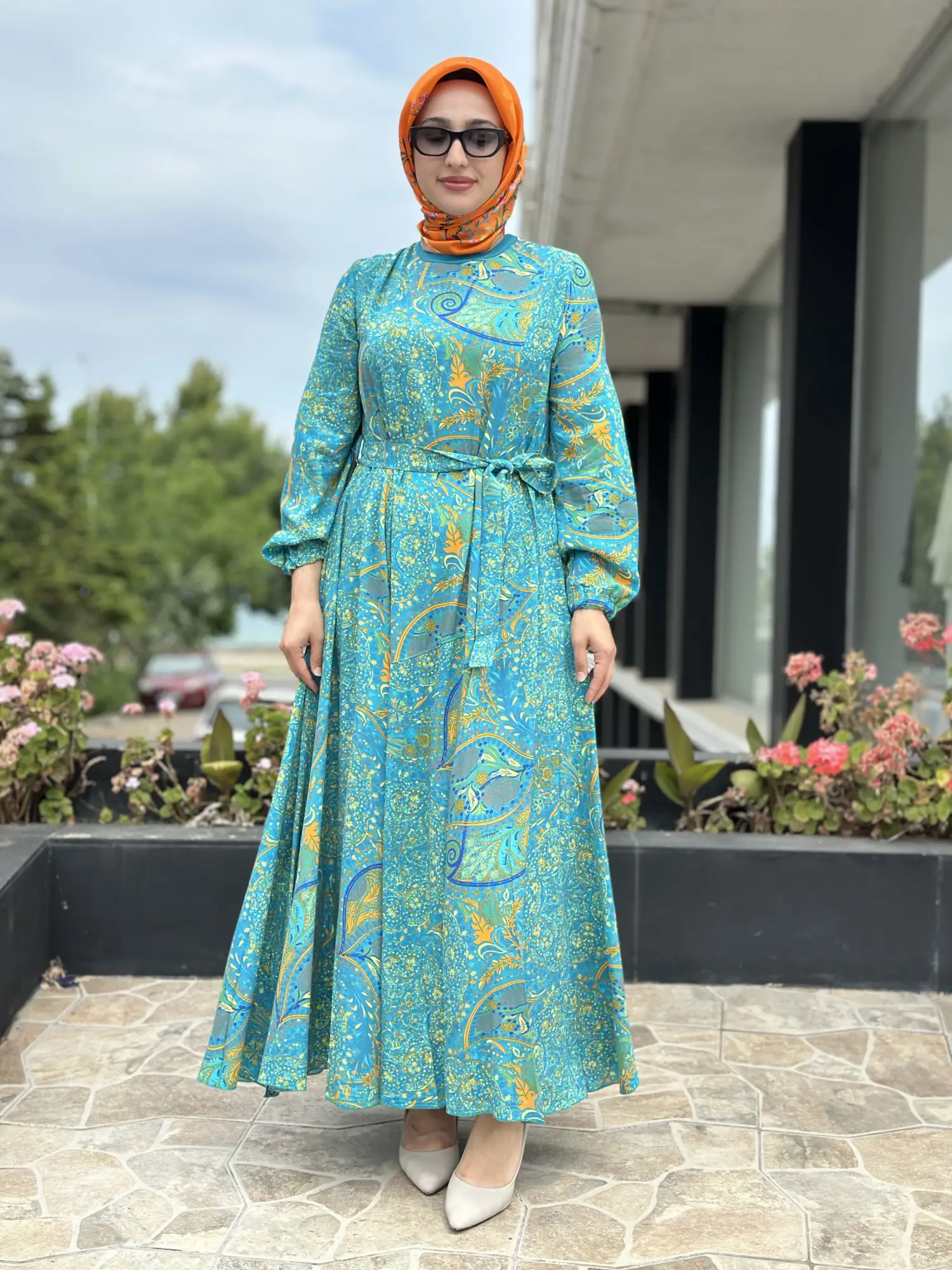 Misswhence Parça Detaylı Viscon Tencel Elbise 39844