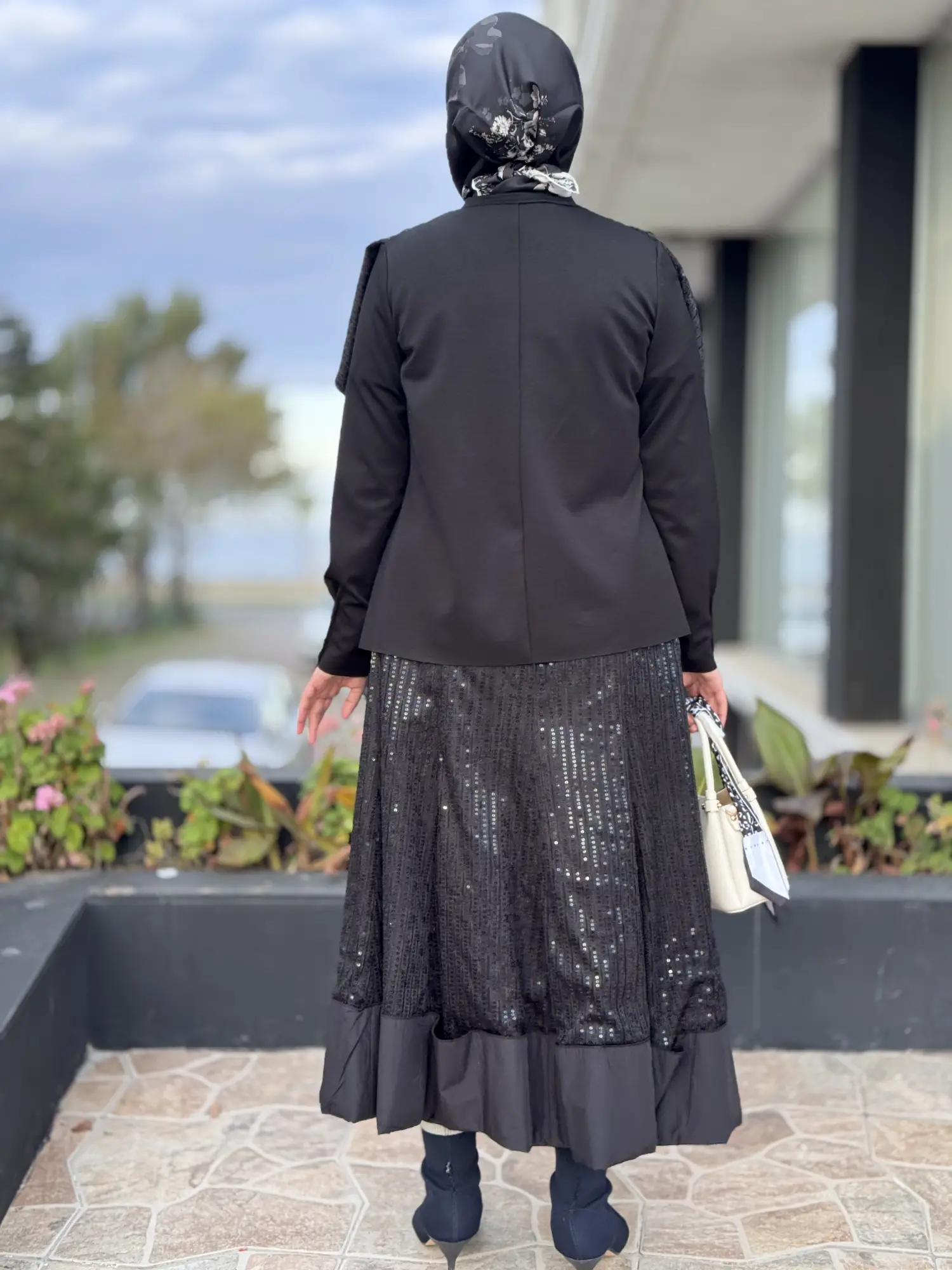 Misswhence Payet Detaylı Etek Bluz Takım 38219P