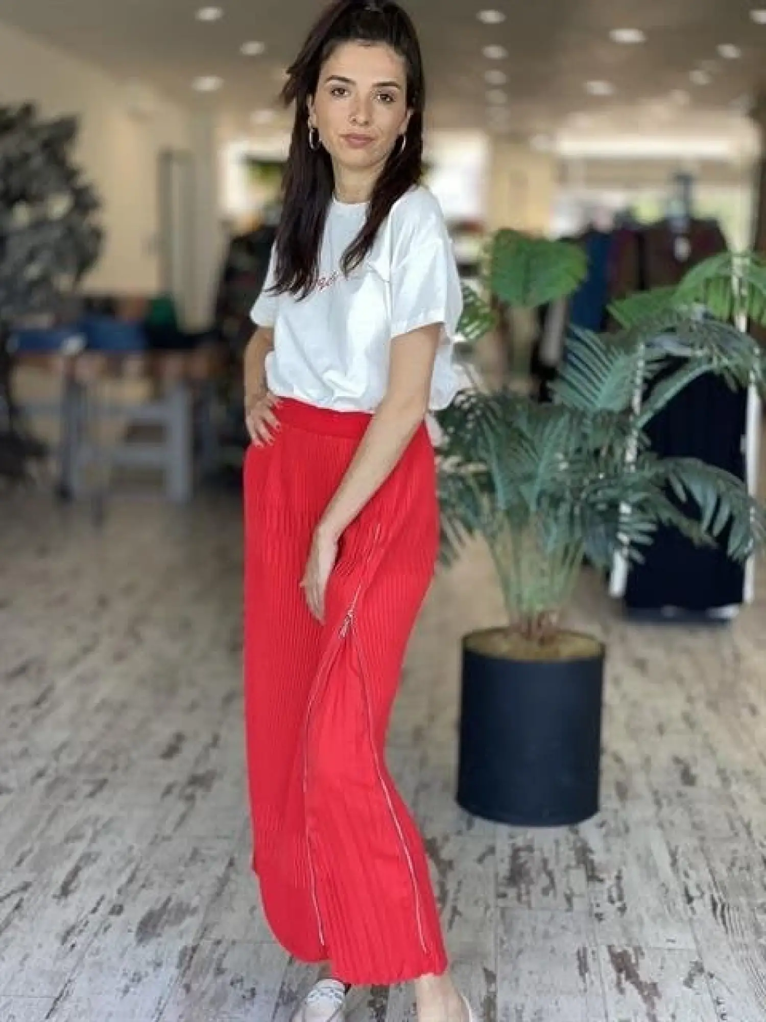 MİSSWHENCE PLİSELİ ETEK(SADECE SARI VE KIRMIZI RENK İÇİN GEÇERLİ) 34903