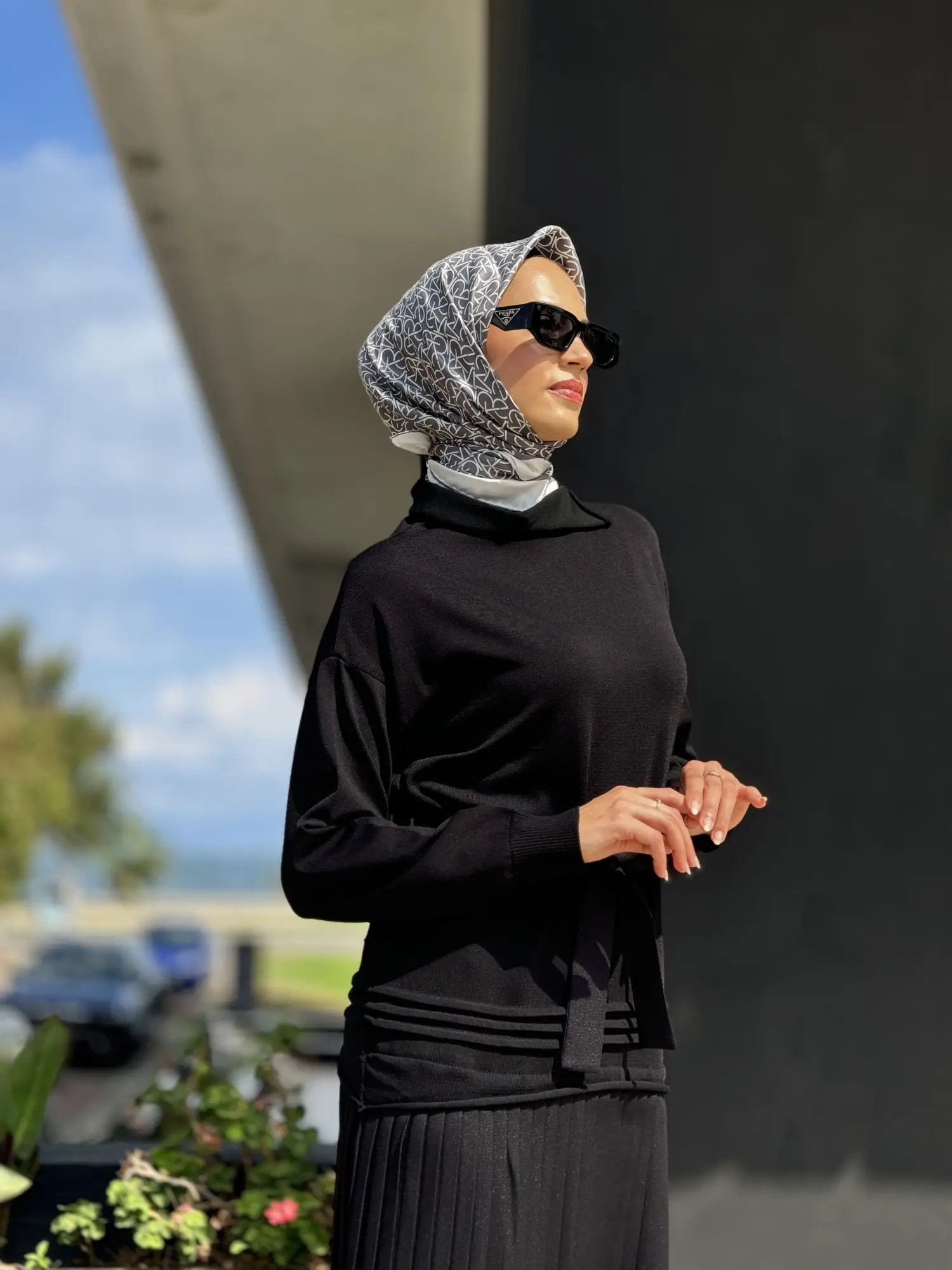 Misswhence Pliseli Triko Elbise 36813