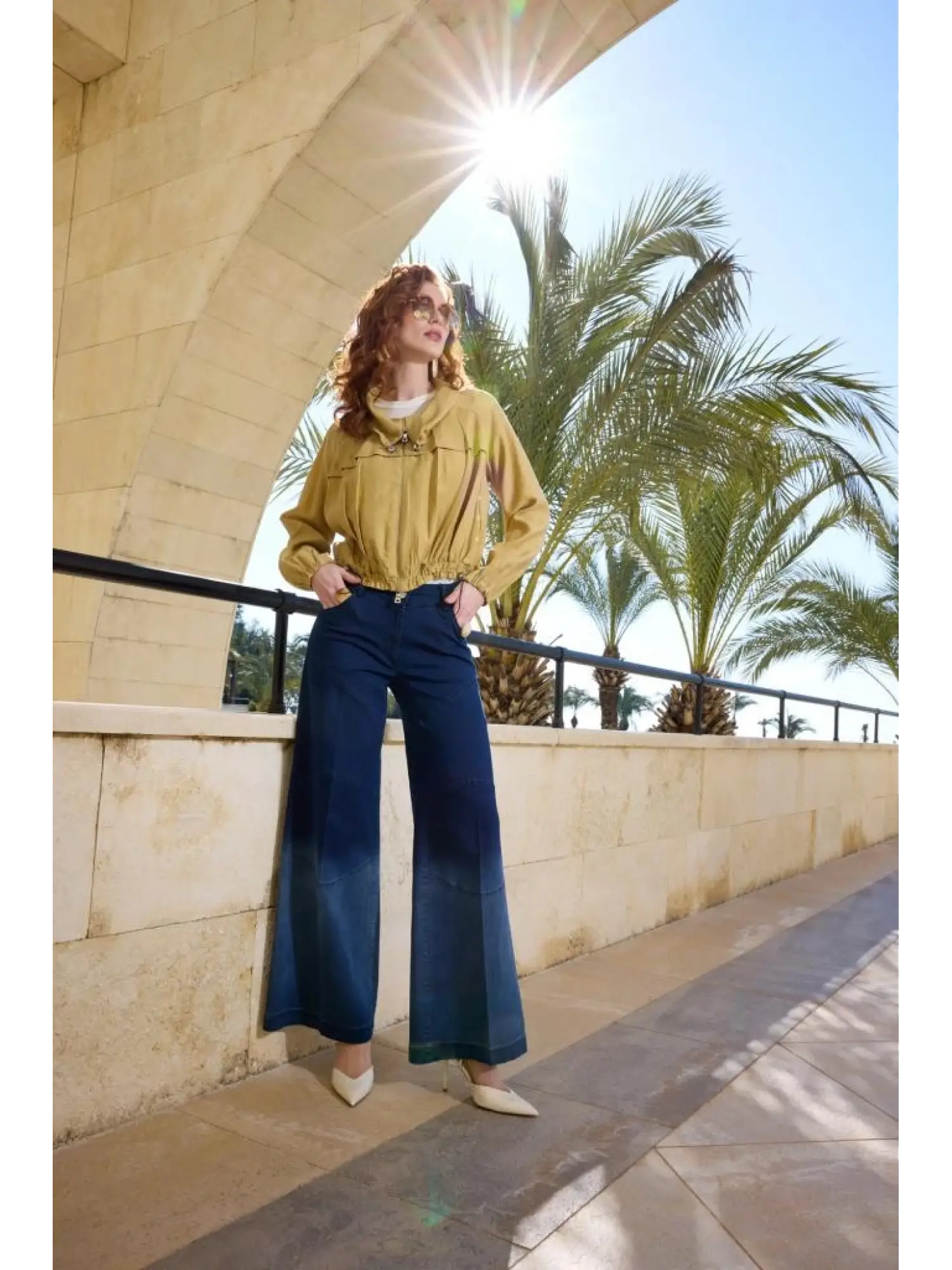 Misswhence Renk Geçişli Likralı Tensel Kot Pantolon 37100