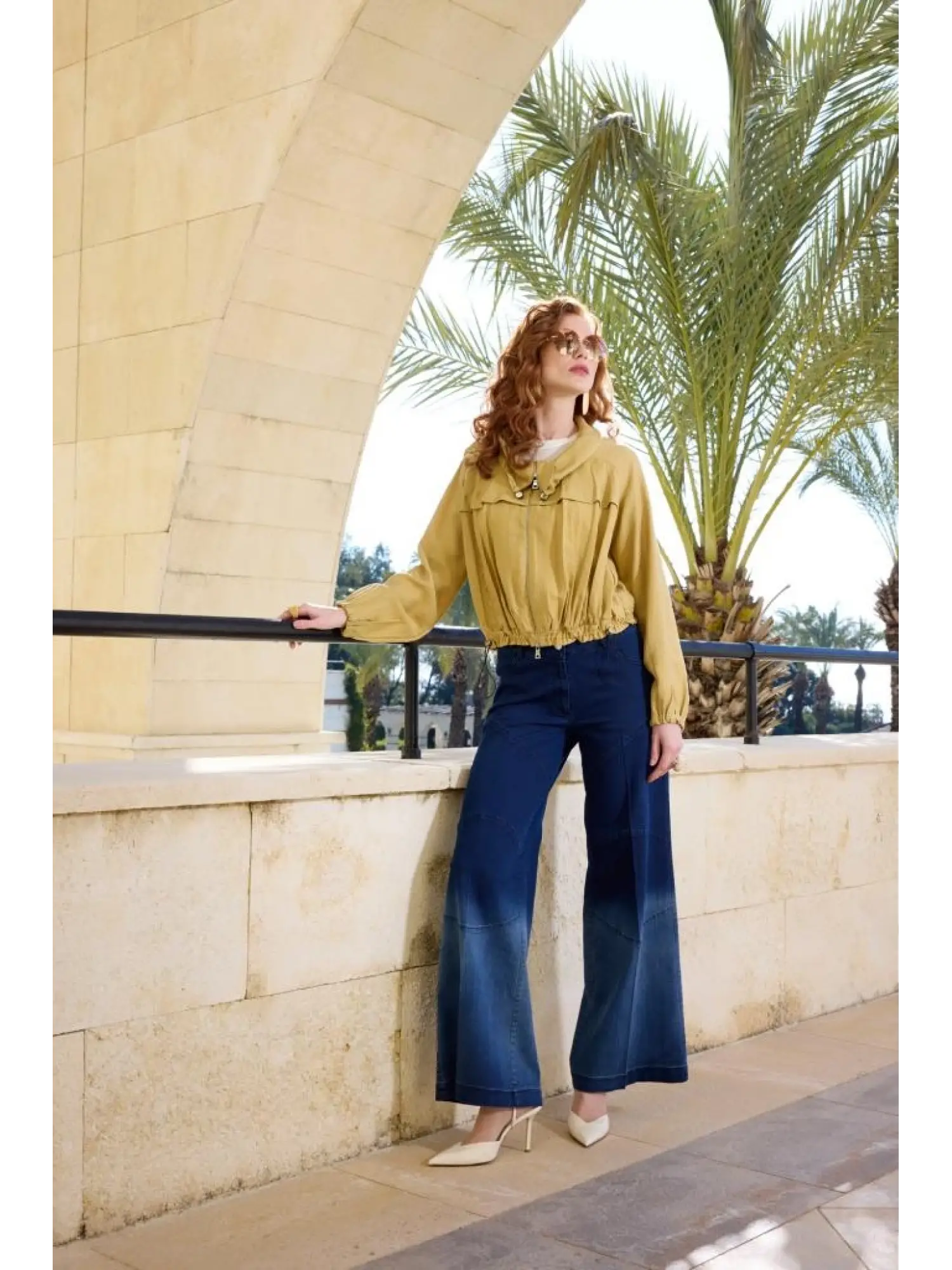 Misswhence Renk Geçişli Likralı Tensel Kot Pantolon 37100