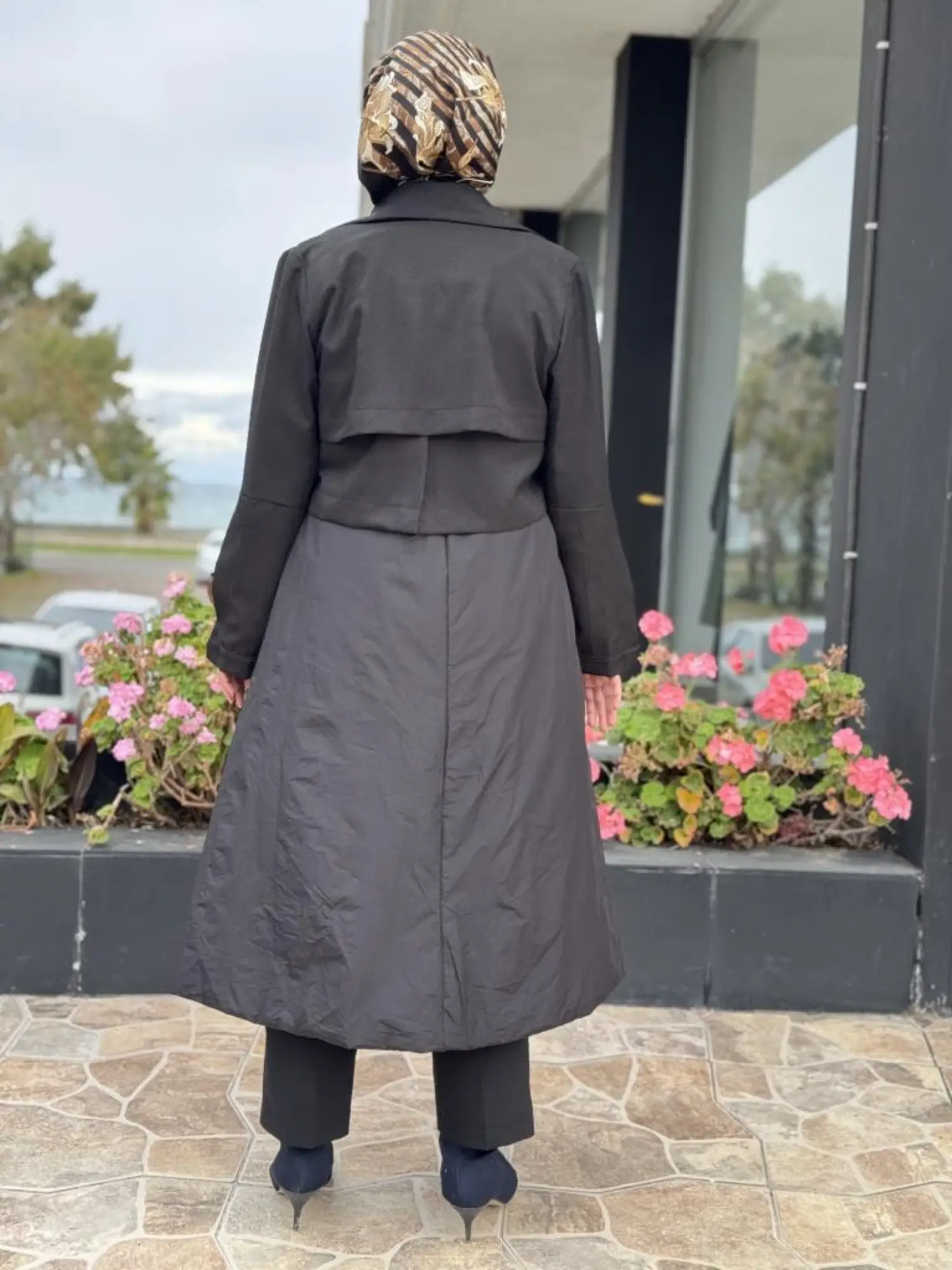 Misswhence Teknik Kumaşlı Detaylı Çırçıtlı Kap 38403