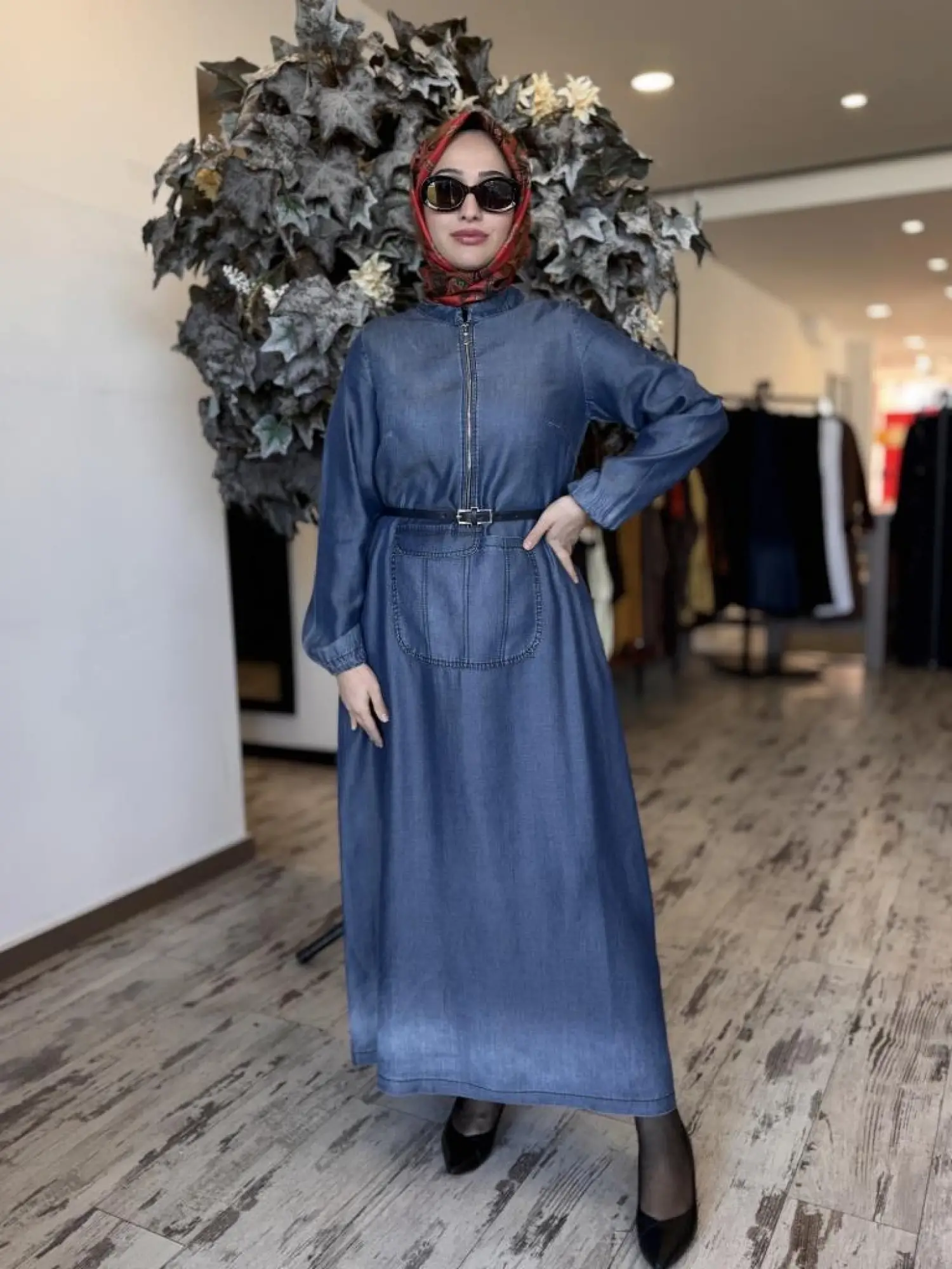 Misswhence Tencel Kot Elbise 37804