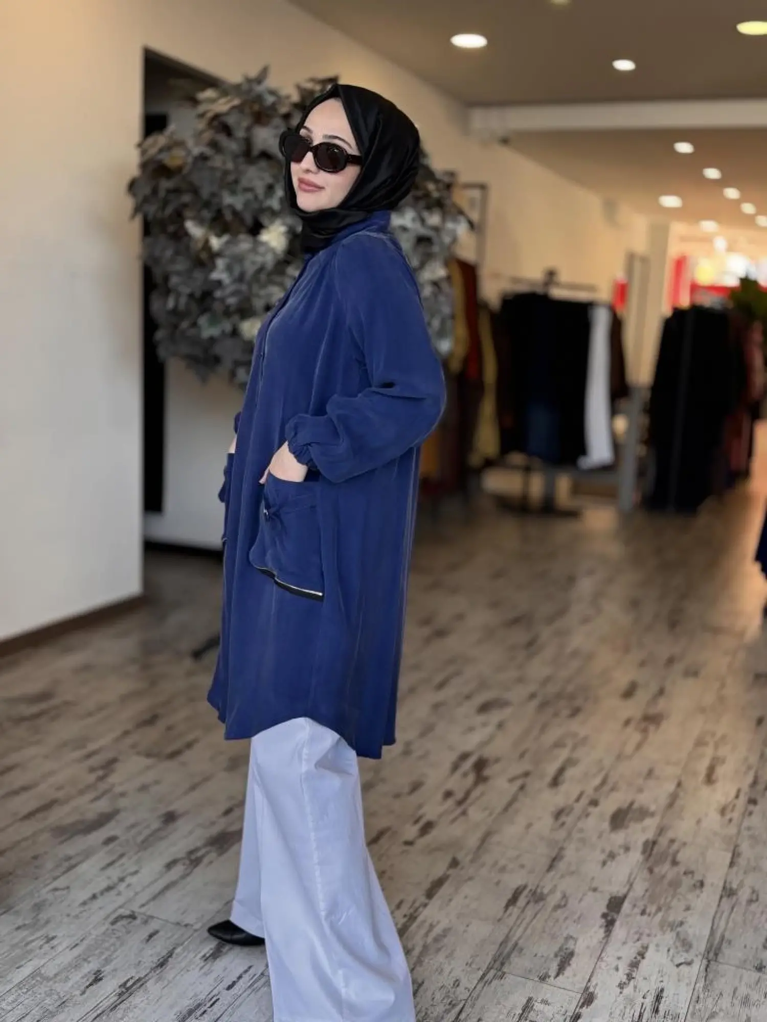 Misswhence Torba Cepli Çıtçıtlı Cupra İpek Gömlek 37302