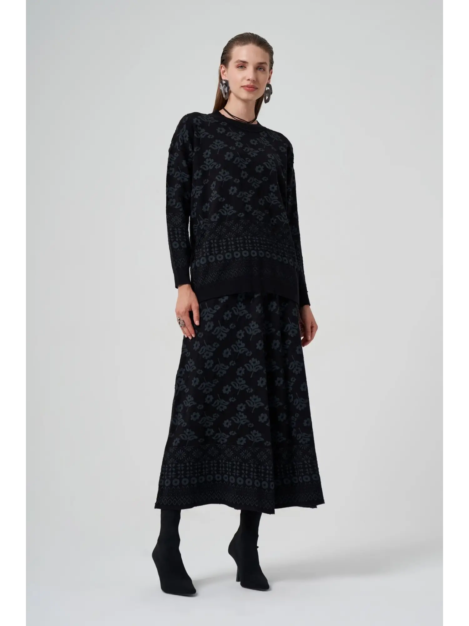 Misswhence Triko Etek Bluz Takım MİSS252