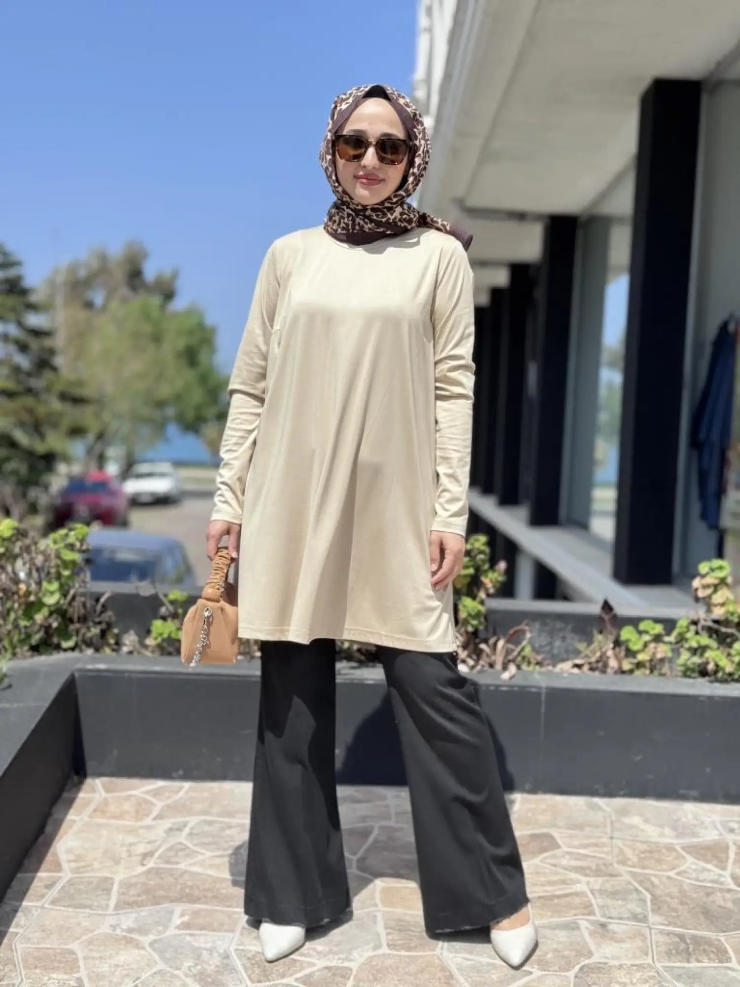 Misswhence Uzun Kollu Modal Tunik 37029