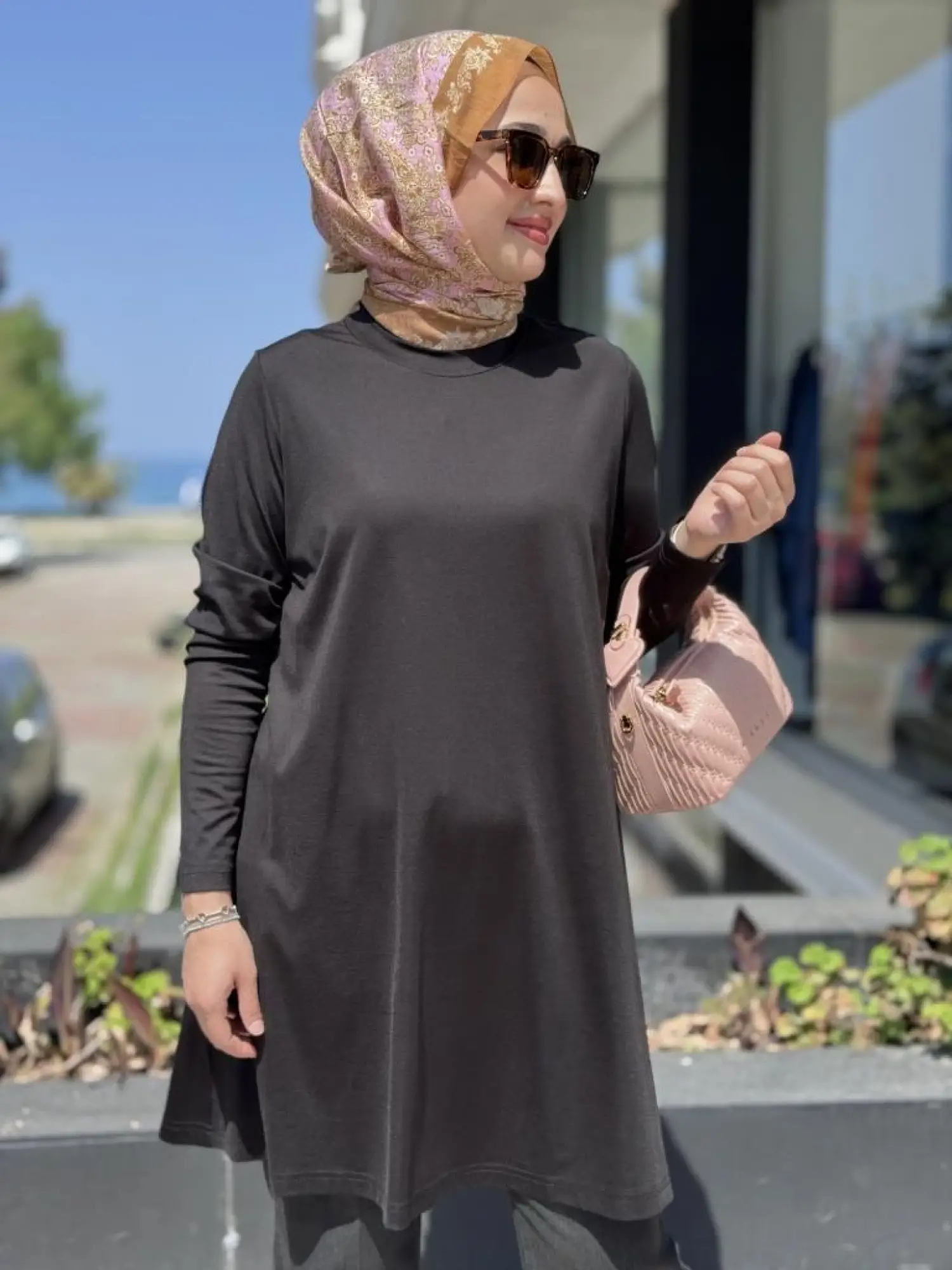 Misswhence Uzun Kollu Modal Tunik 37029