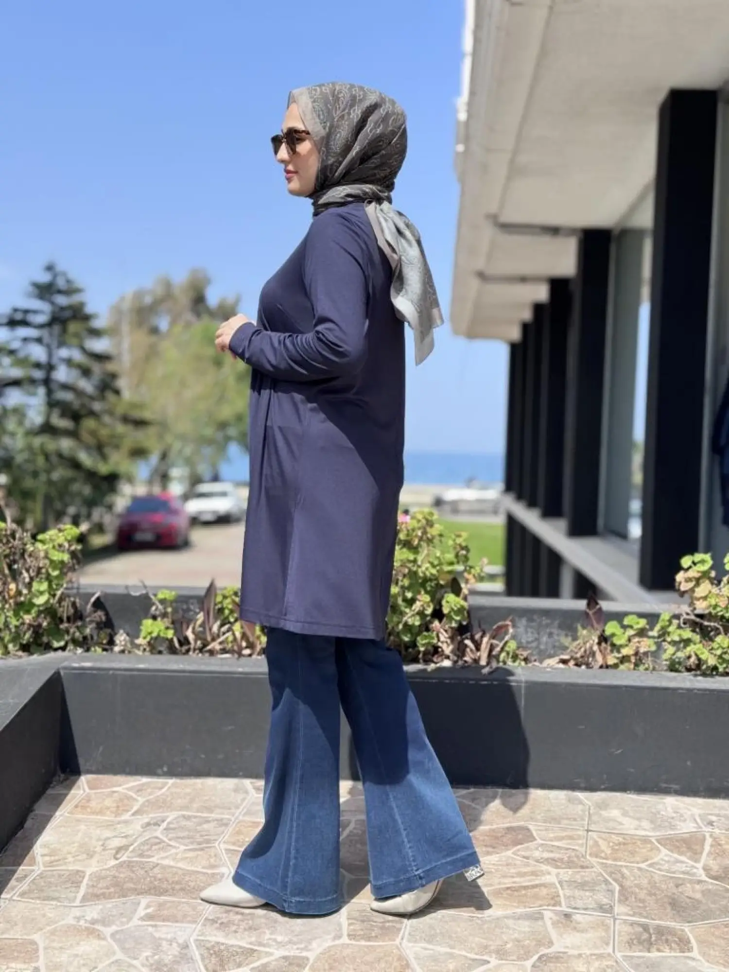 Misswhence Uzun Kollu Modal Tunik 37029