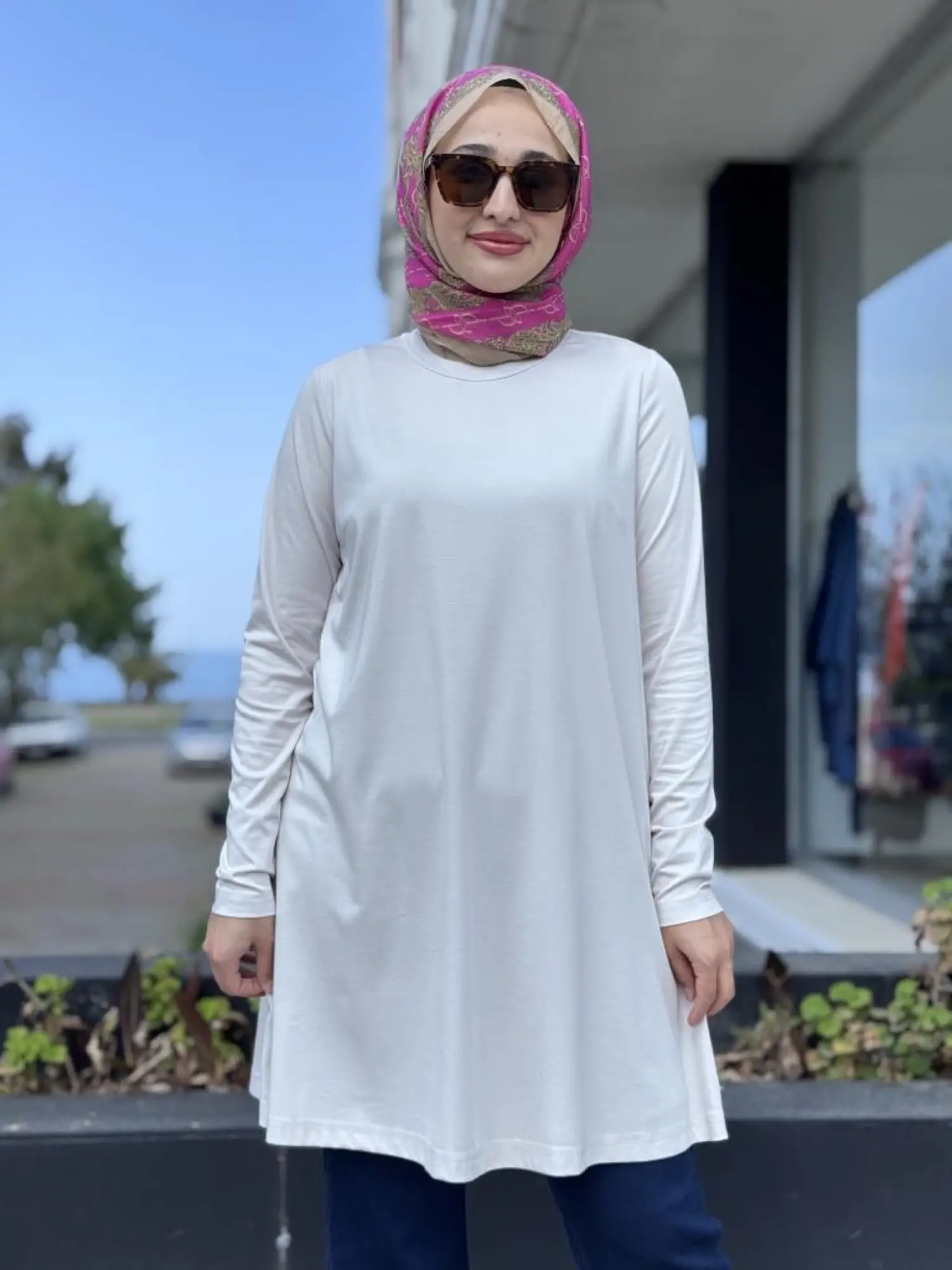 Misswhence Uzun Kollu Modal Tunik 37029