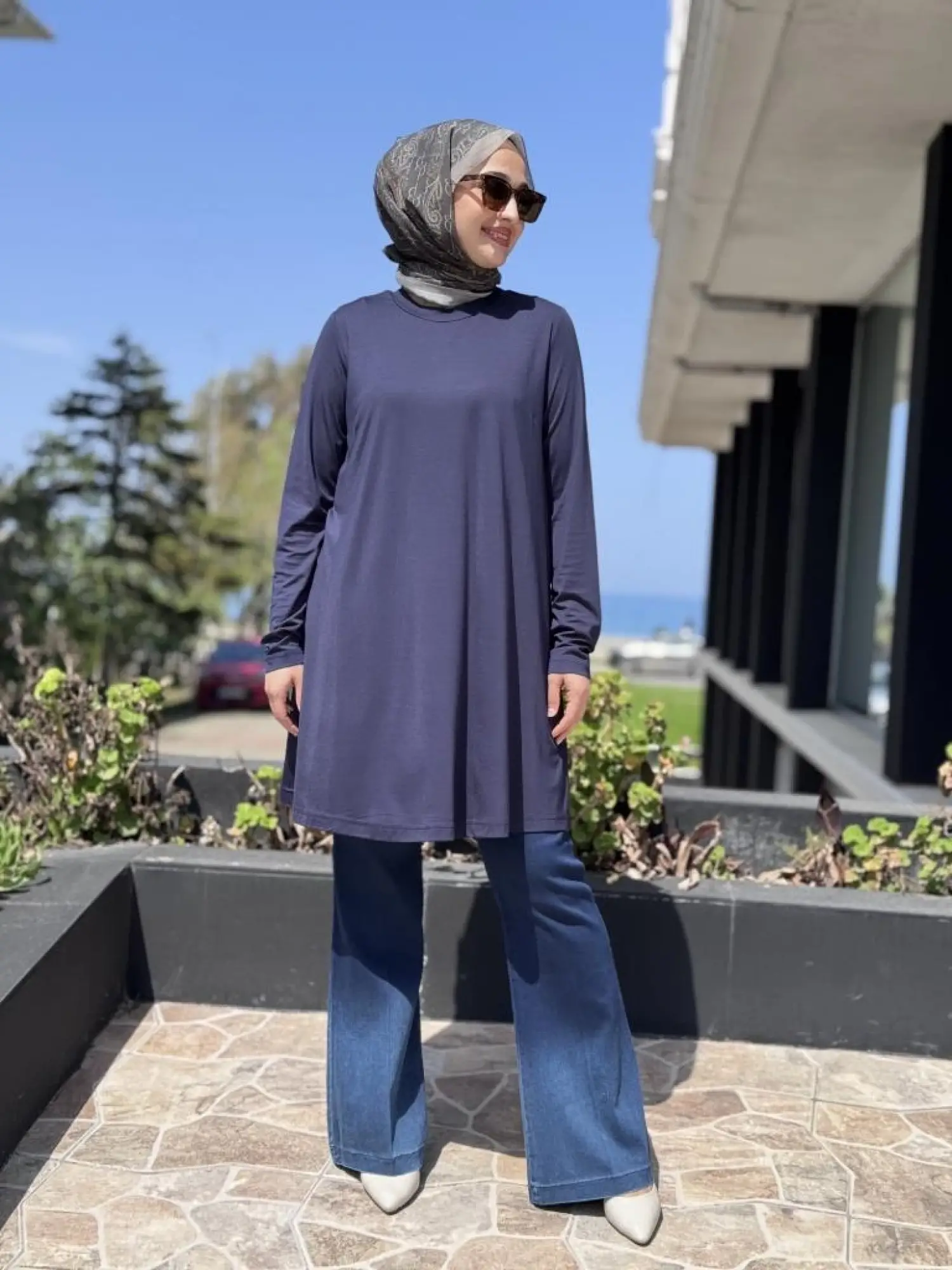 Misswhence Uzun Kollu Modal Tunik 37029