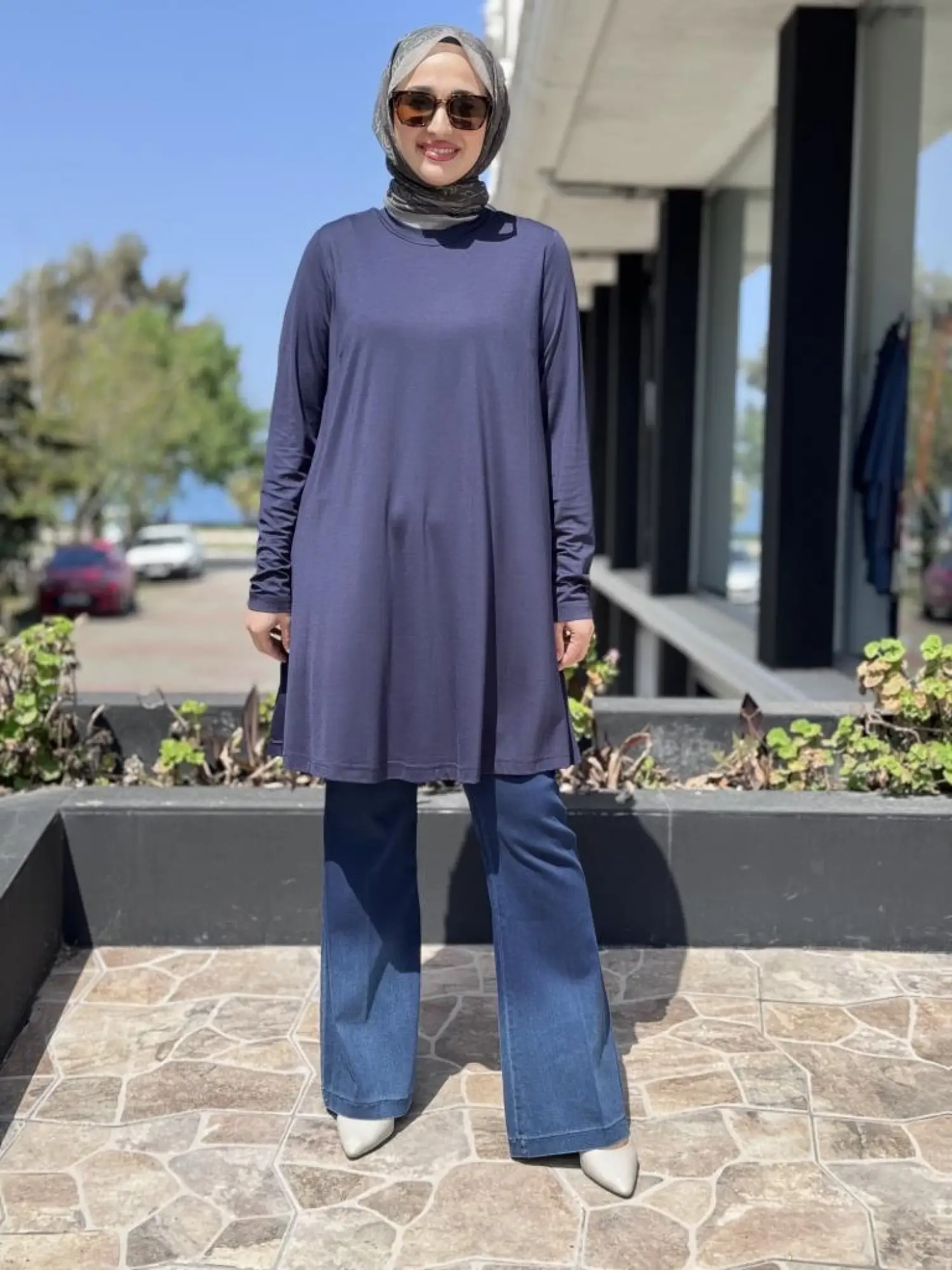 Misswhence Uzun Kollu Modal Tunik 37029