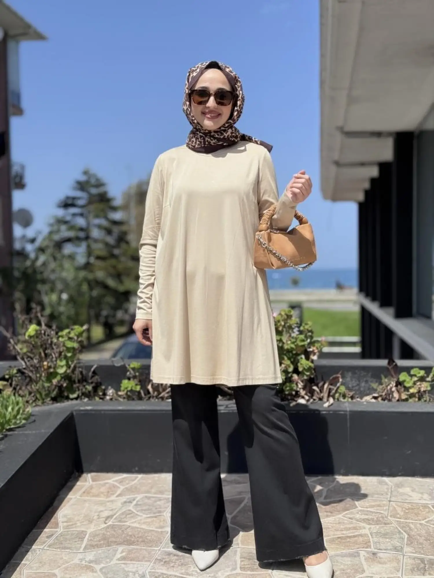 Misswhence Uzun Kollu Modal Tunik 37029