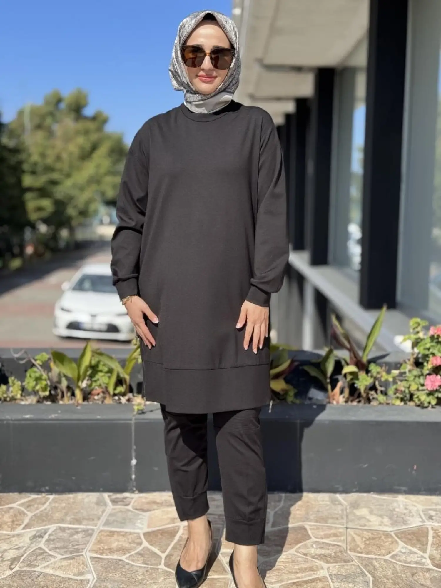 Misswhence Yanları Fermuarlı Viscon Tunik 38020