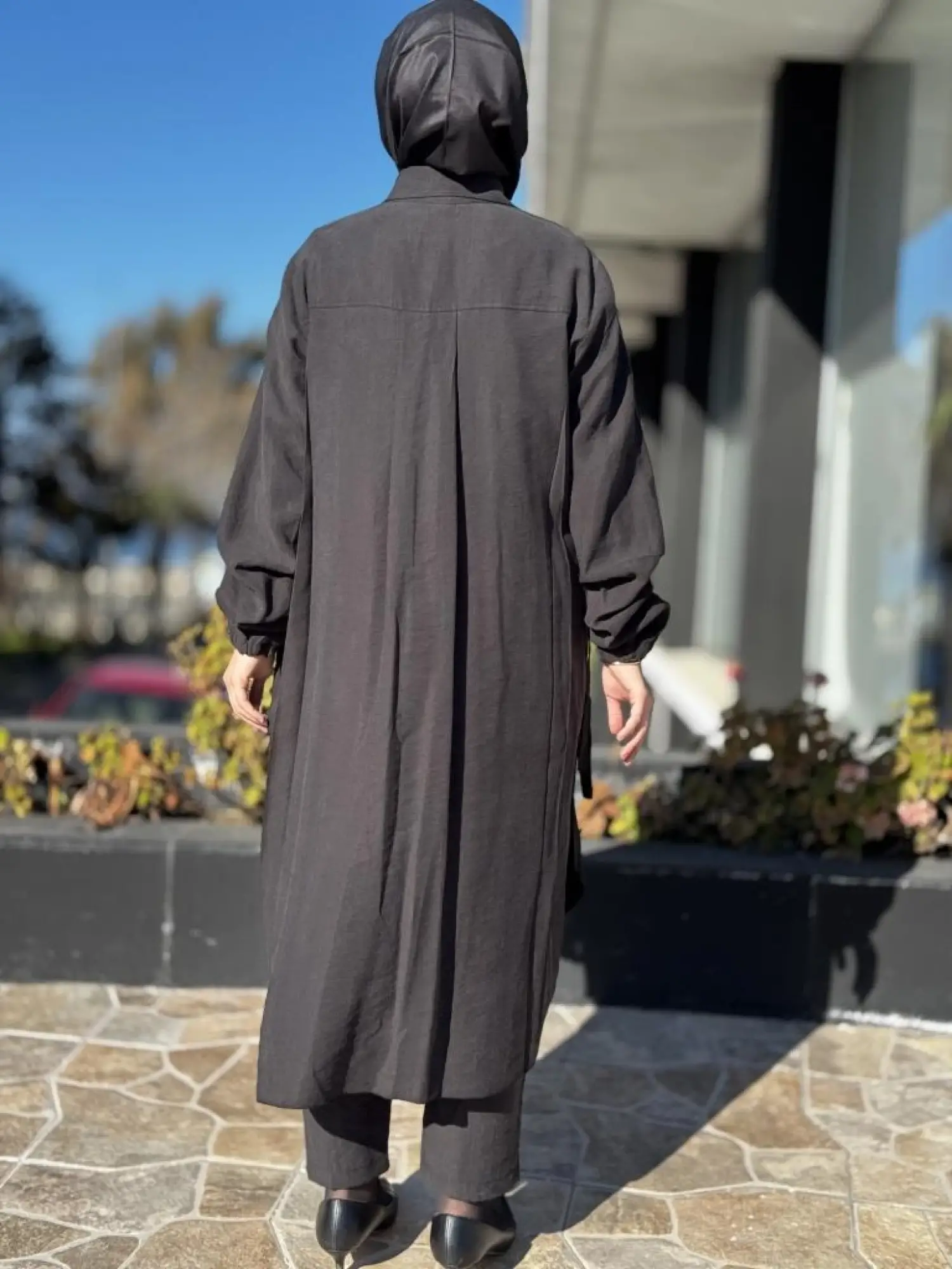 Misswhence Yanları Nakış Detaylı Gömlek Pantolon Takım 37301